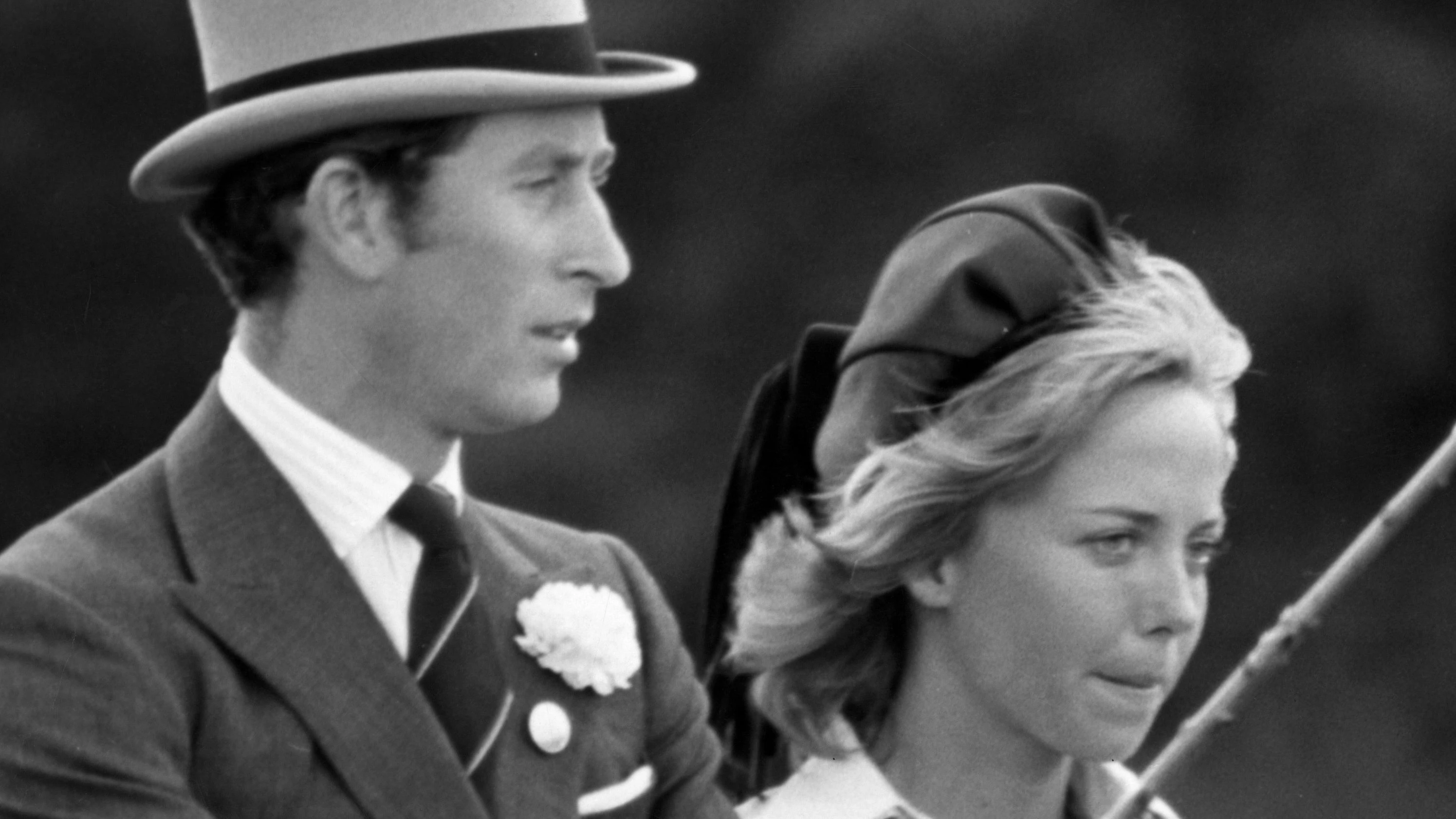  Prinz Charles und Davina Sheffield in Windsor im Juni 1976.