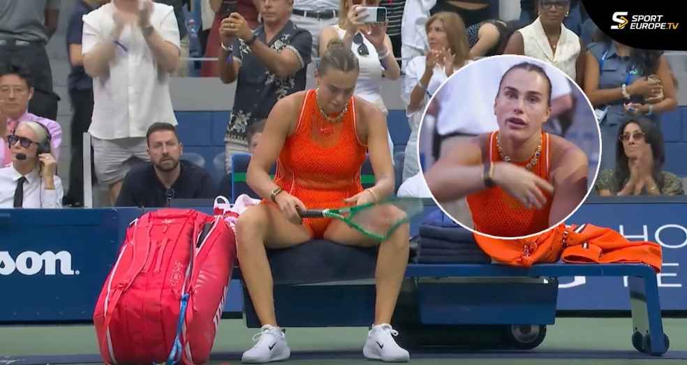 Sabalenka war nach dem verlorenen Finale frustiert.