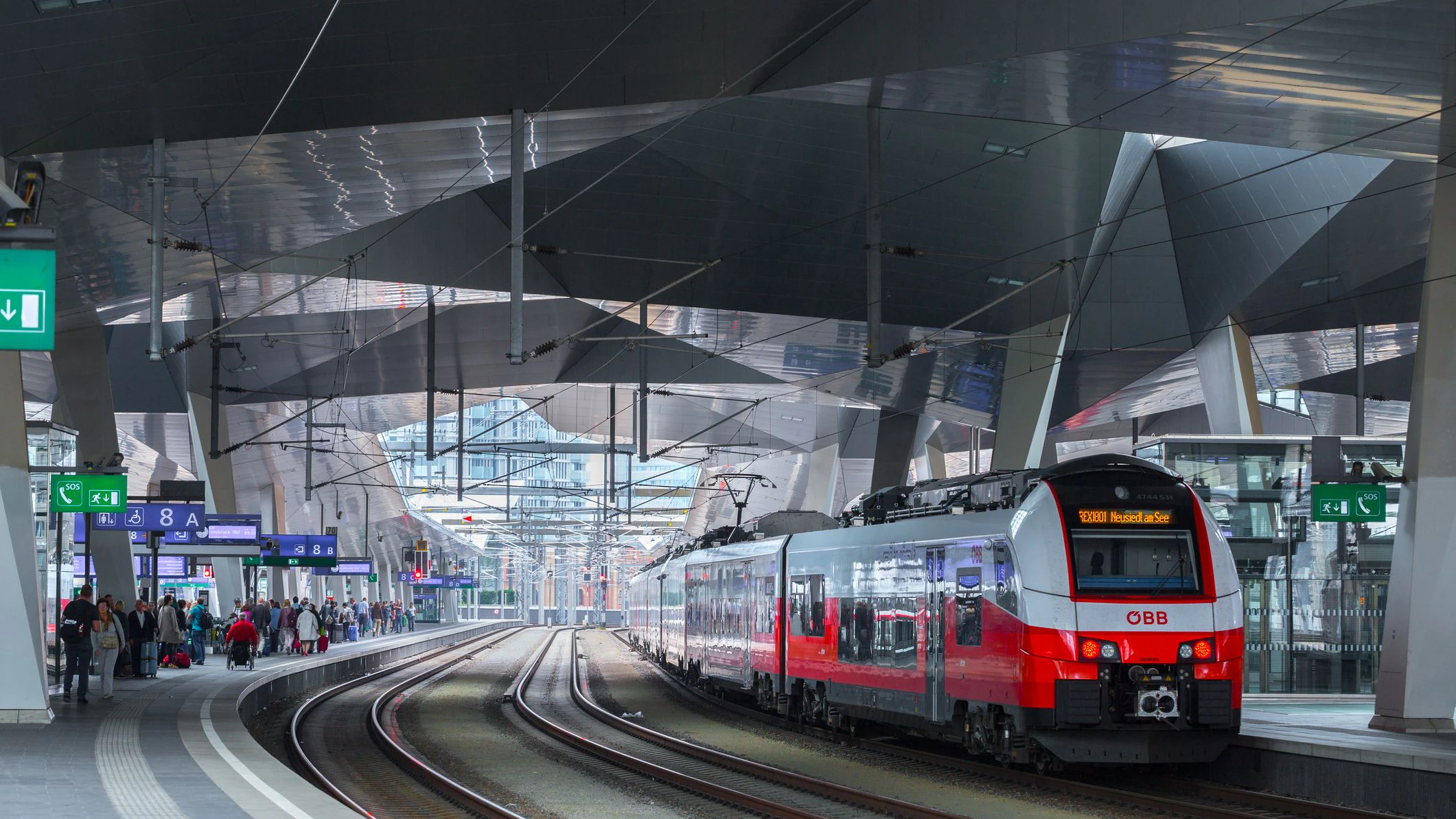Der Zug war von Innsbruck nach Wien unterwegs. (Symbolbild)
