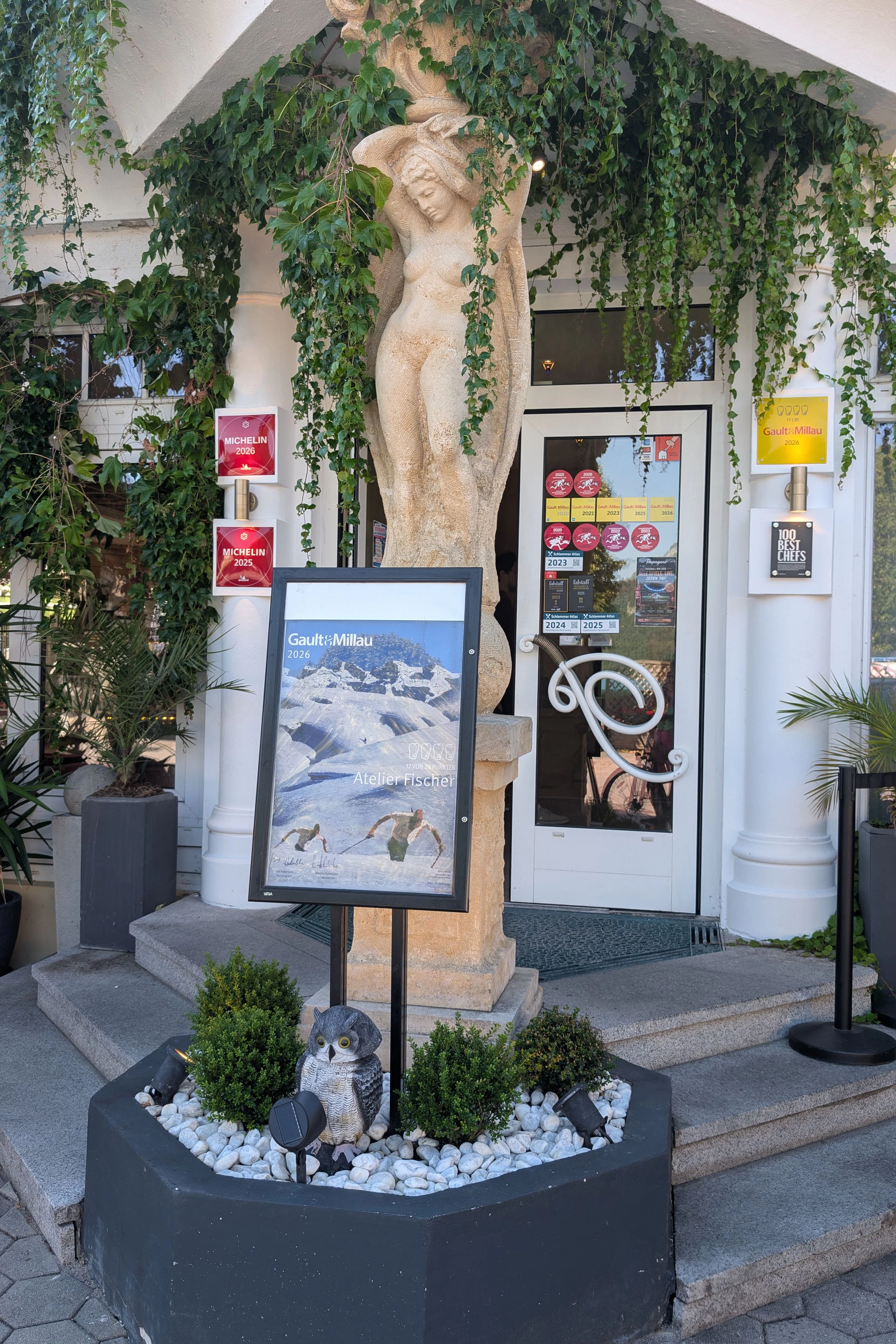 Das "Atelier Fischer" in St. Gilgen trägt einen Michelin-Stern und vier Hauben von Gault-Millau