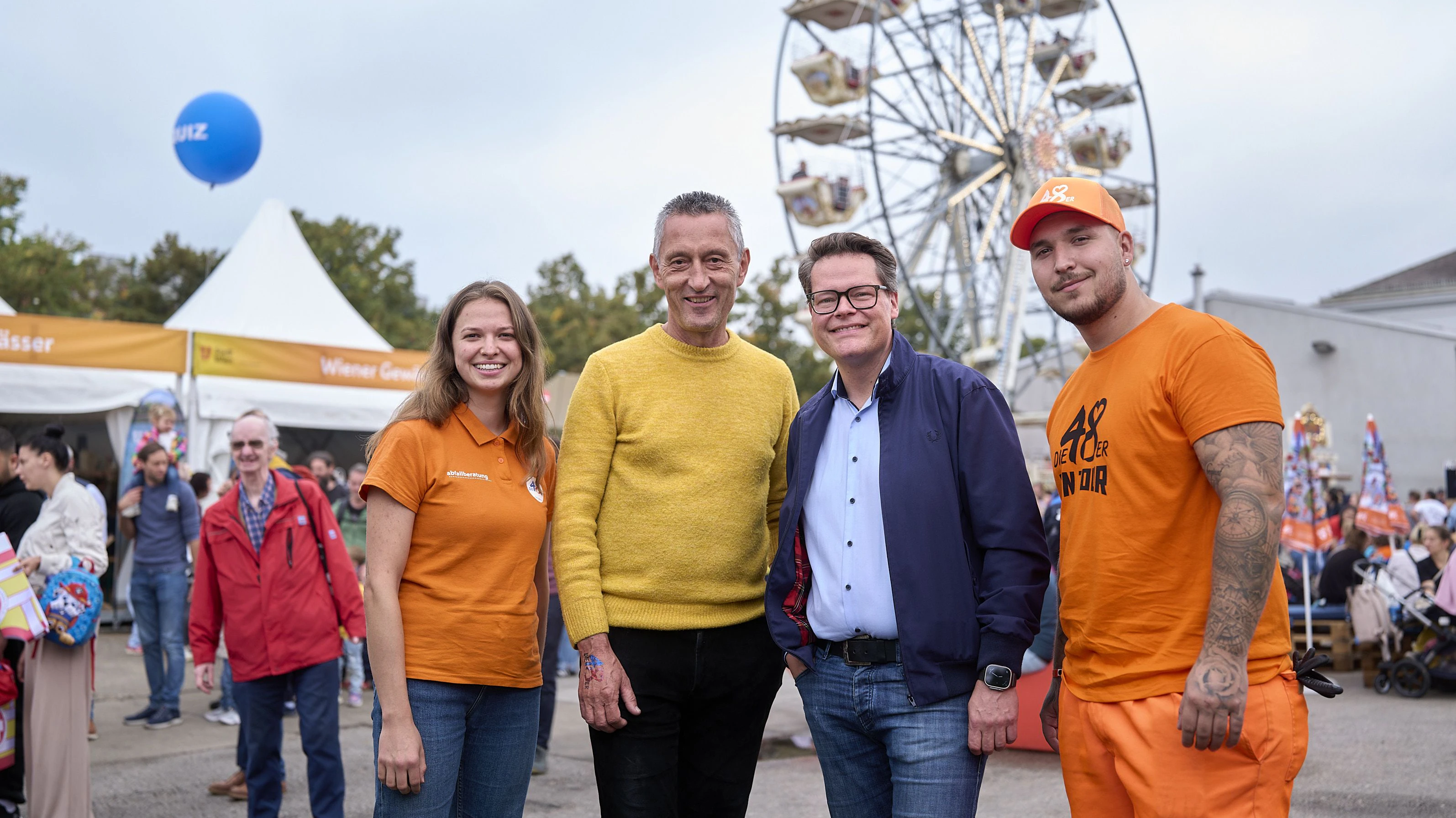 Klimastadtrat Jürgen Czernohorsky (SP) lädt zum Mistfest in Wien-Hernals.