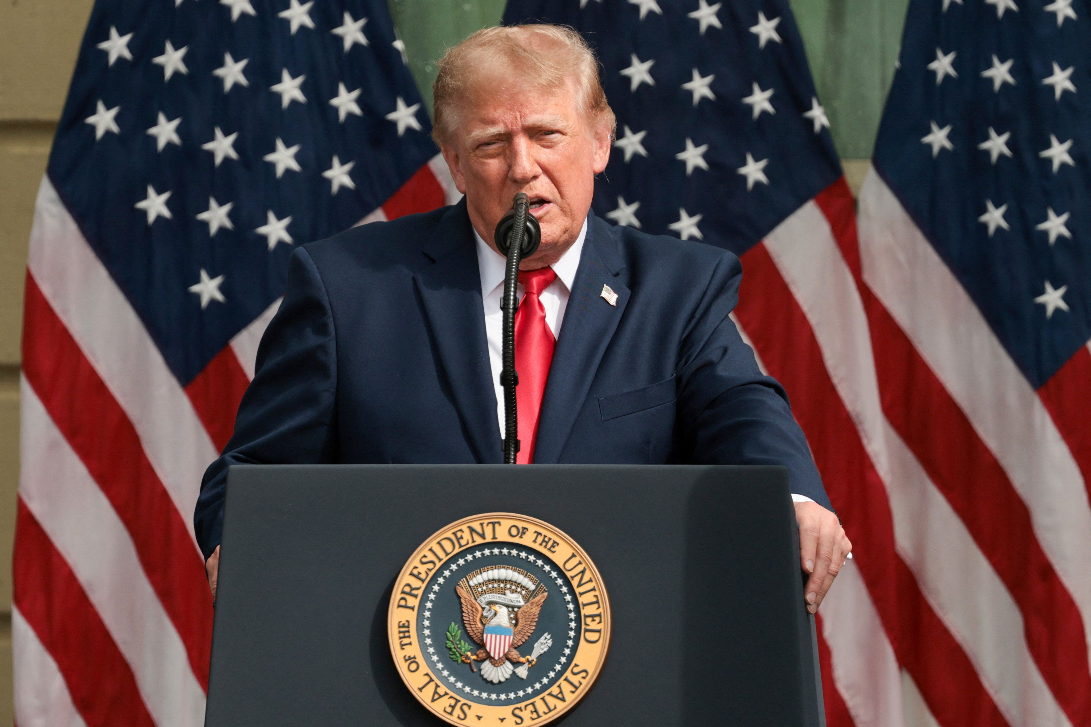 US-Präsident Donald Trump hat von einem angeblichen Abkommen gesprochen.