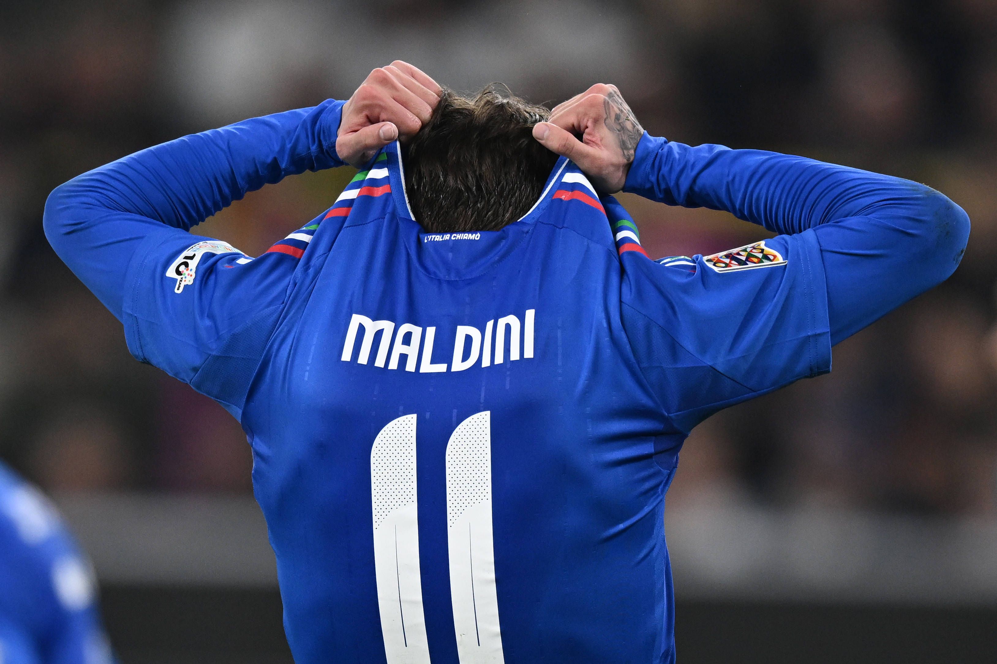 Daniel Maldini versteckt sich