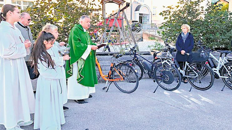 Aktion: "Wir radeln in die Kirche"