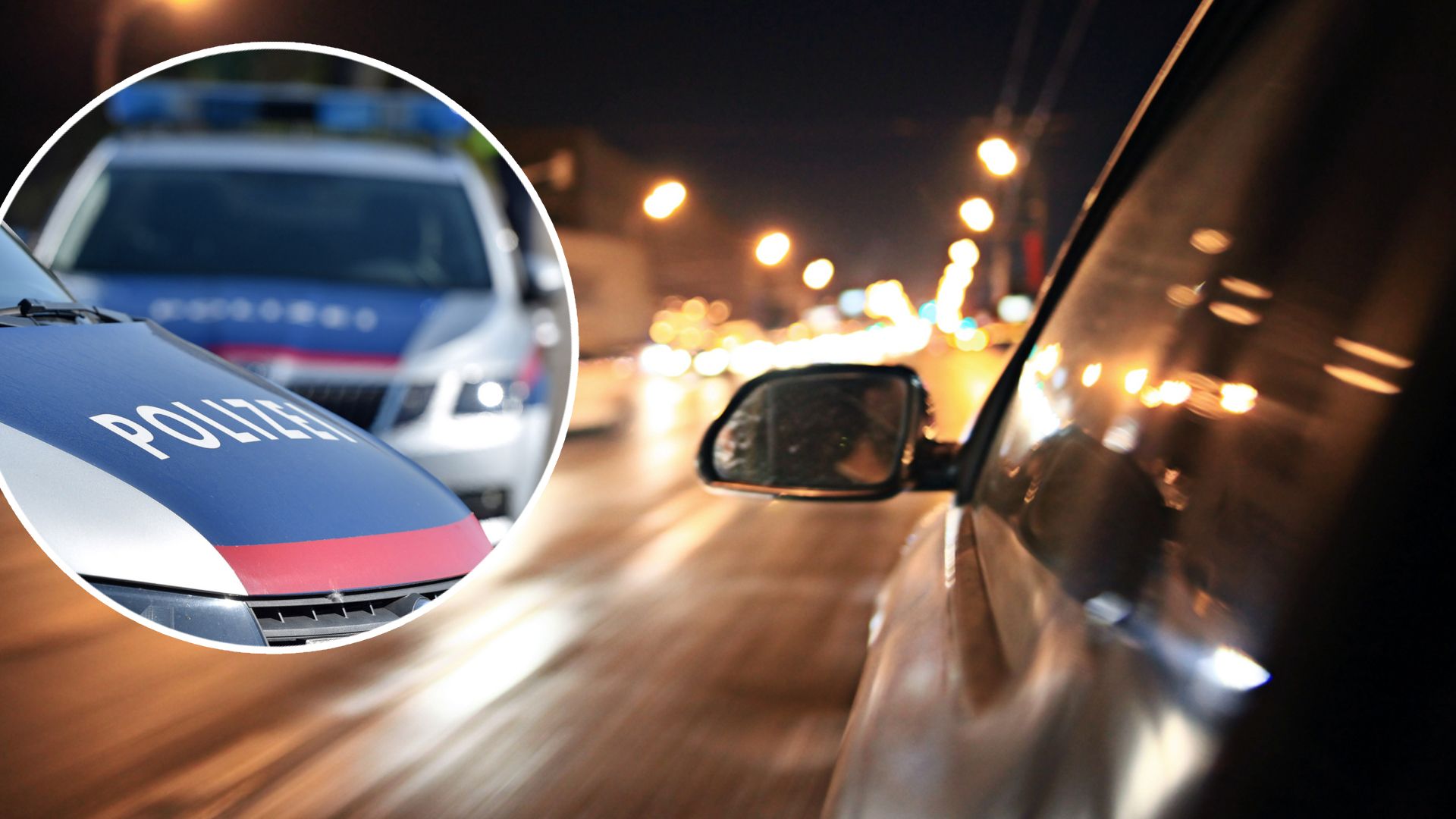 Die Polizei stoppte den jungen Raser auf der B1. (Symbolbild)