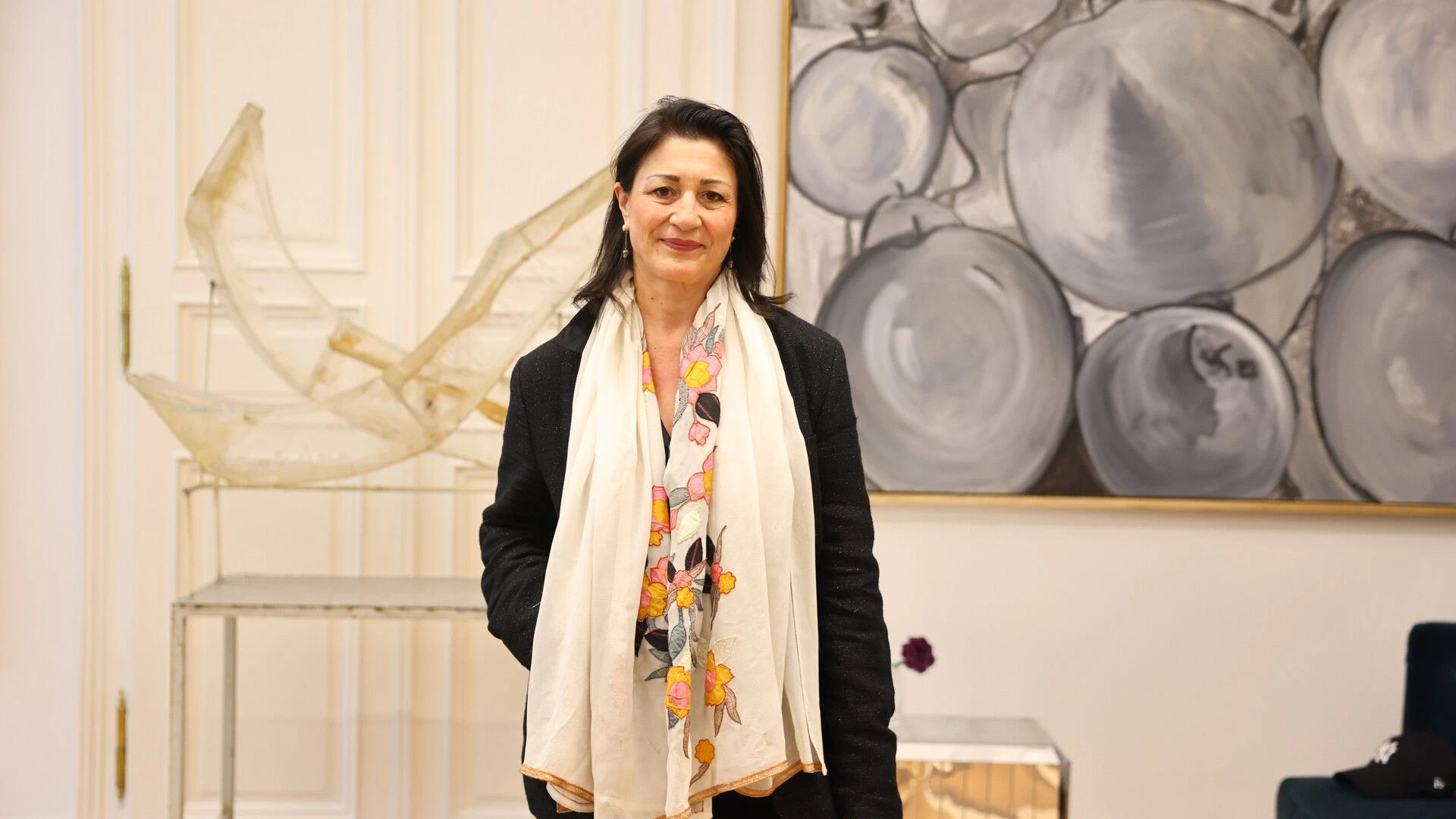Kulturstadträtin Veronica Kaup-Hasler ist trotz Verletzung im Büro. 