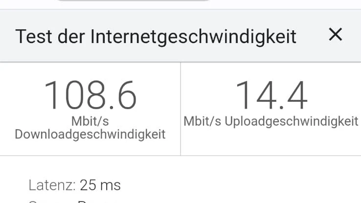 Während dem Flug konnte man ohne Probleme surfen.