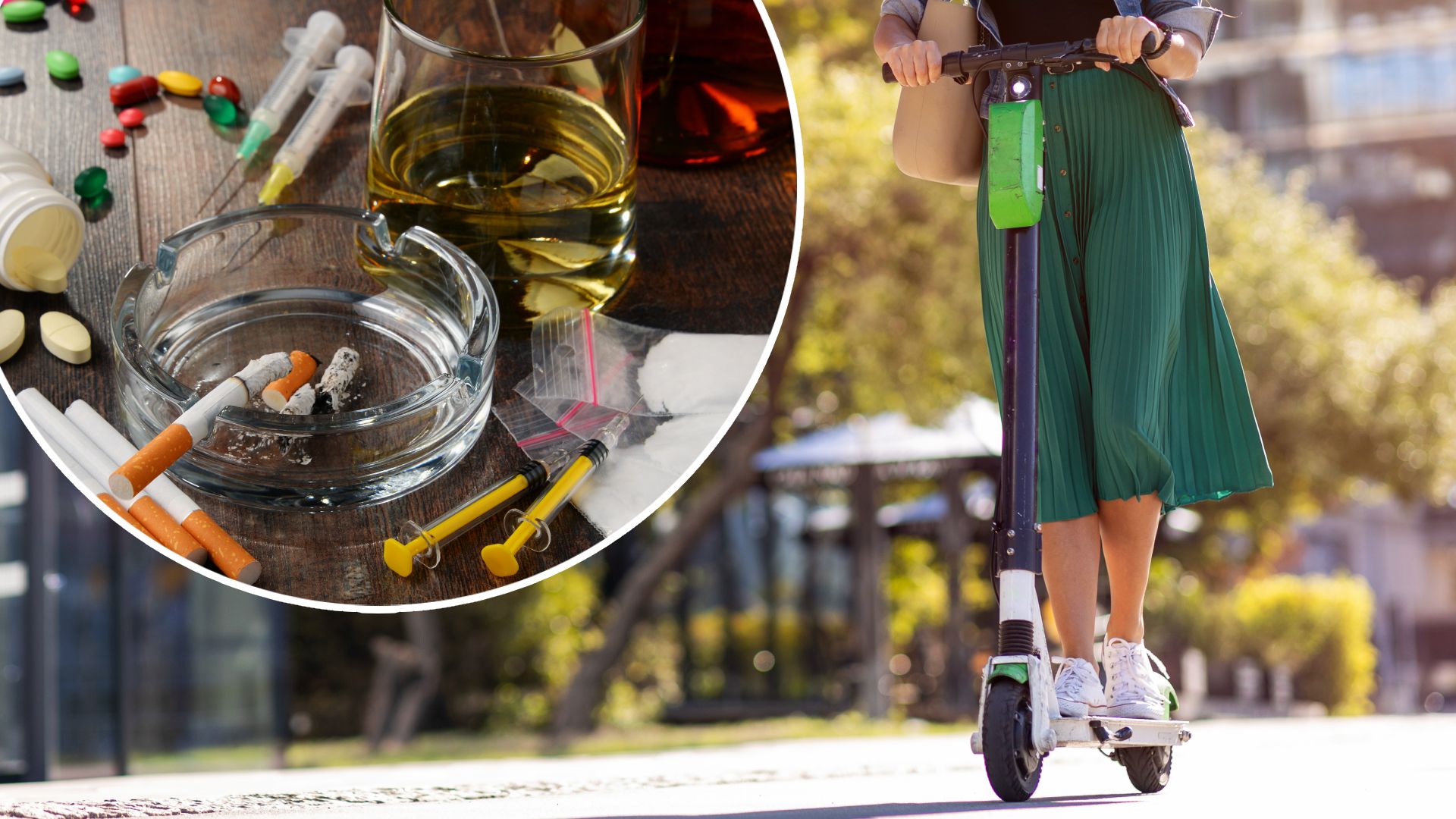 Die E-Scooter-Lenkerin hatte bei der Kontrolle einen ganzen Drogen-Cocktail intus. (Symbolbild)
