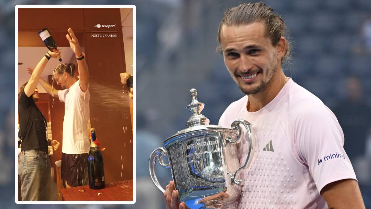 Heute.at - Schampus-Sascha: So wild feierte Zverev US-Open-Sieg