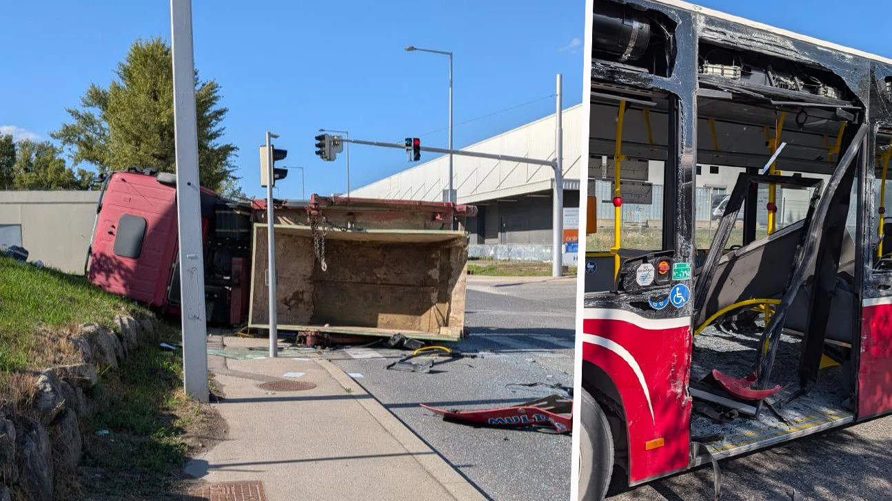 Heute.at - Laster umgekippt! Acht Verletzte nach Crash in Wien