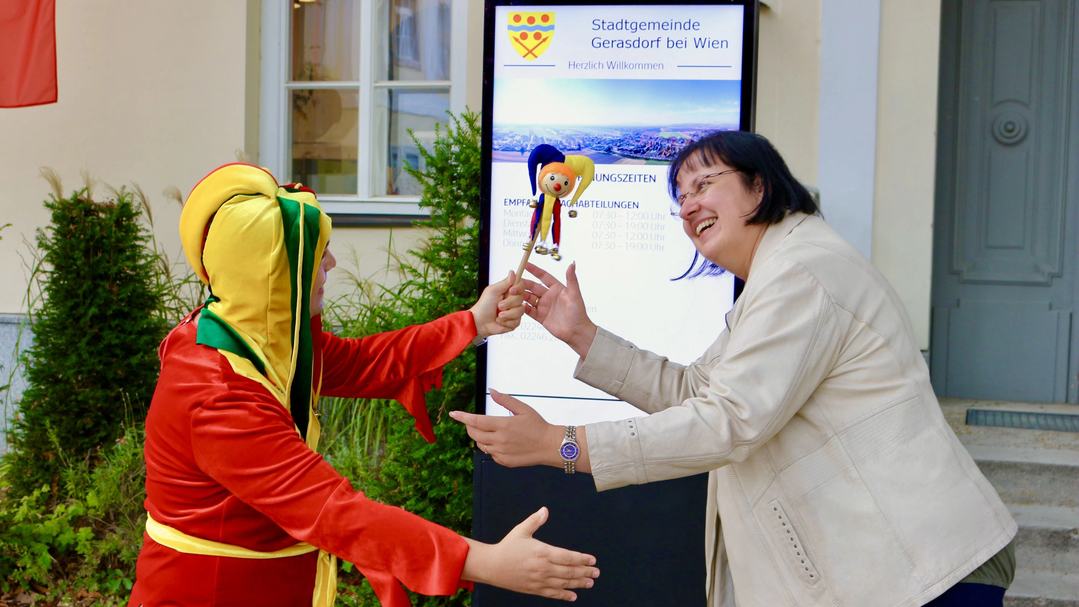 In Gerasdorf geht der Clown um.