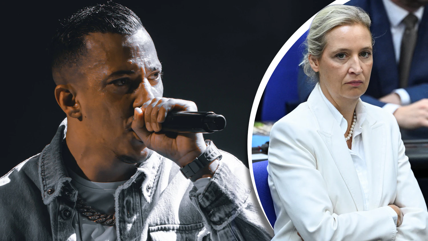 Farid Bang und Alice Weidel werden wohl keine Freunde mehr.