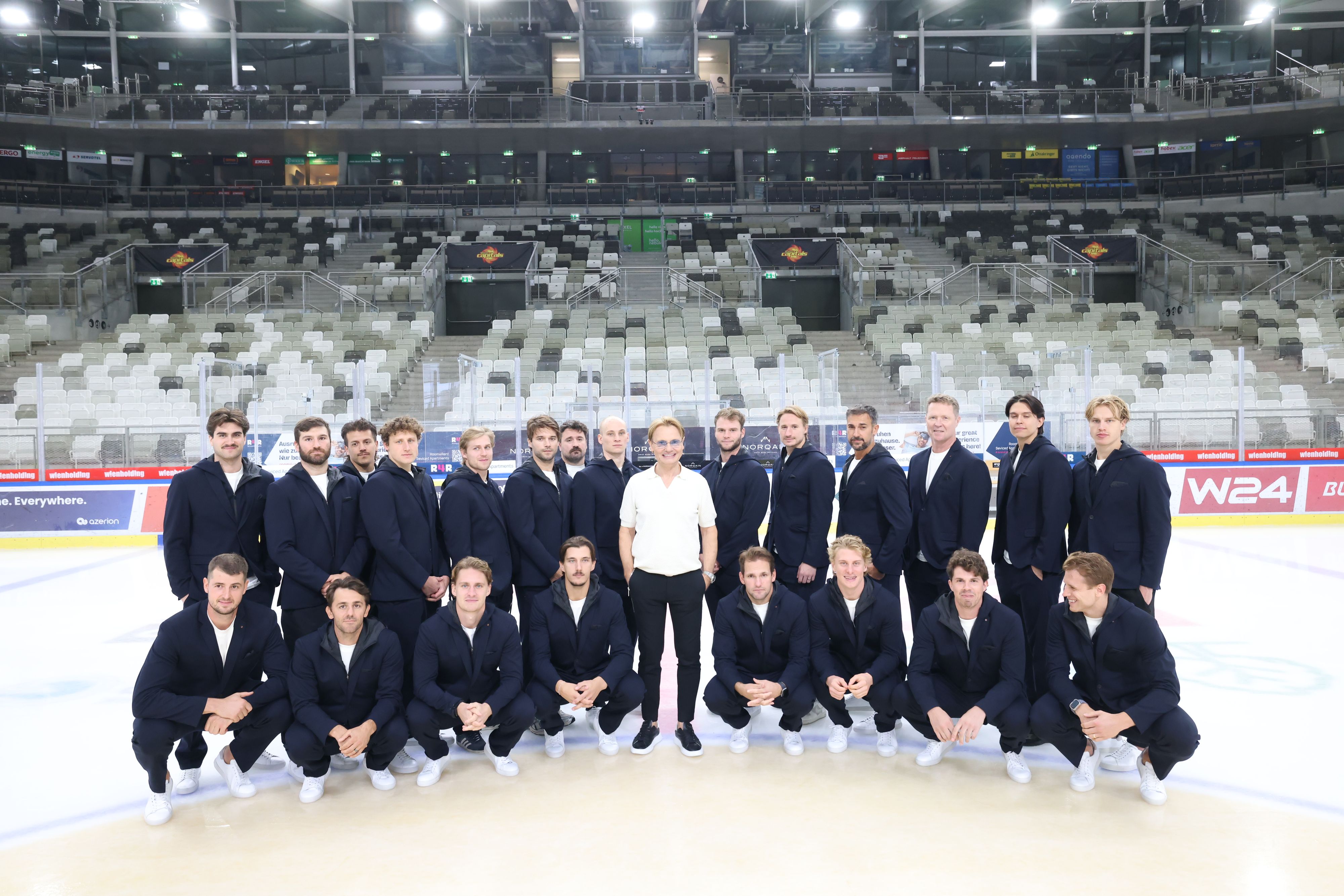 Neue Anzüge von Toni Volemann für die Vienna Capitals