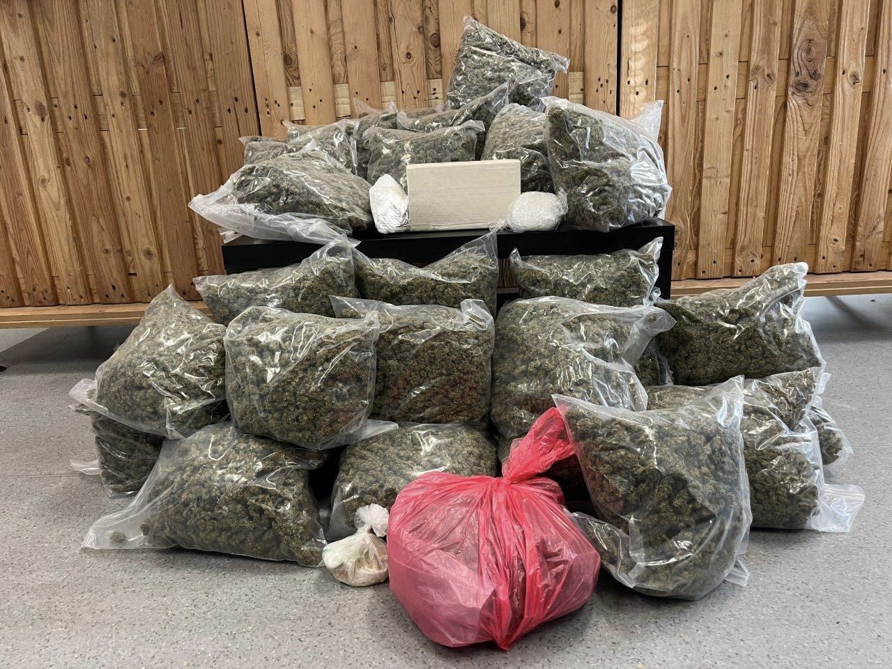 Die Ermittler konnten mehr als 18 Kilogramm Suchtmittel sicherstellen.