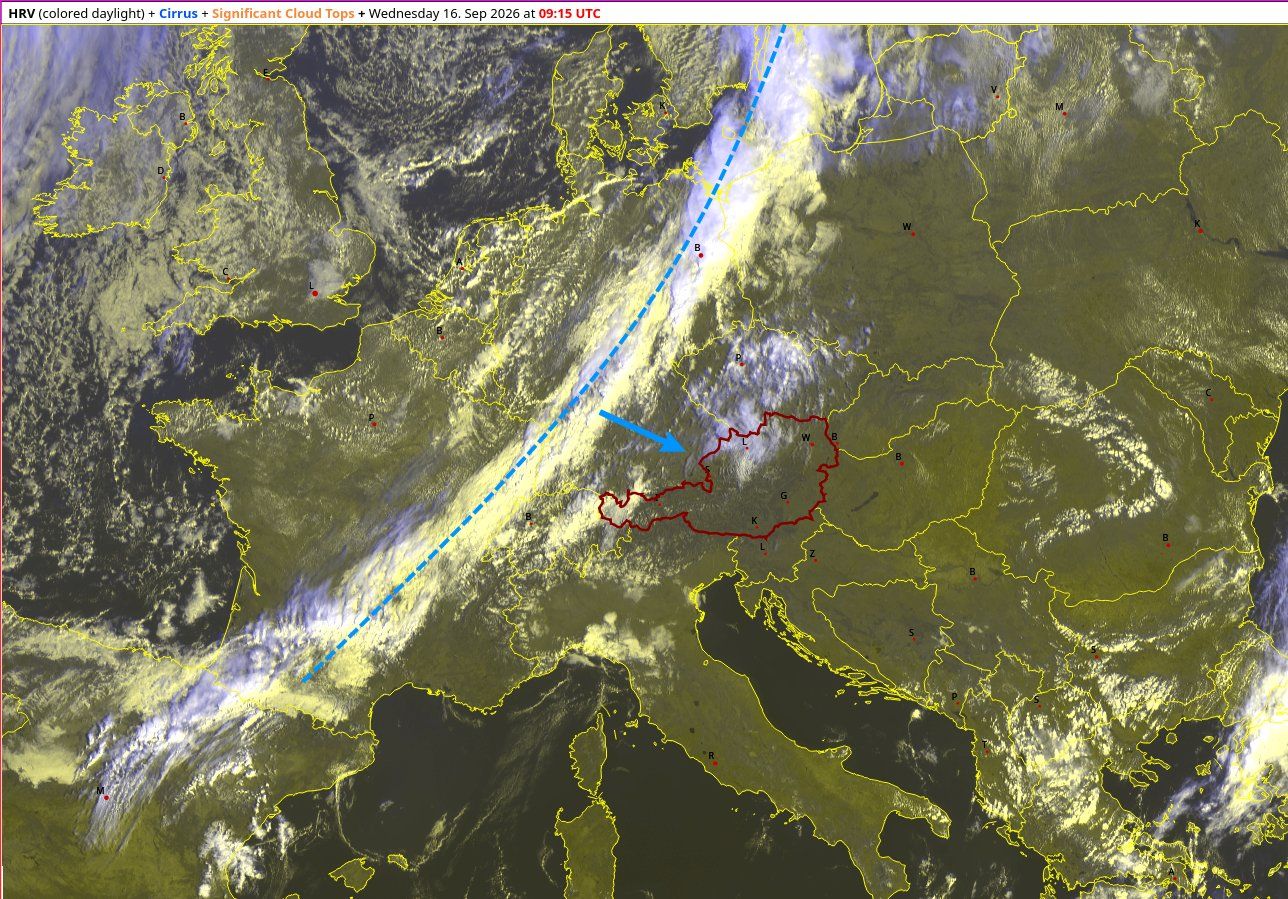 Heute.at - Heftige Gewitter! Kaltfront rollt auf Österreich zu