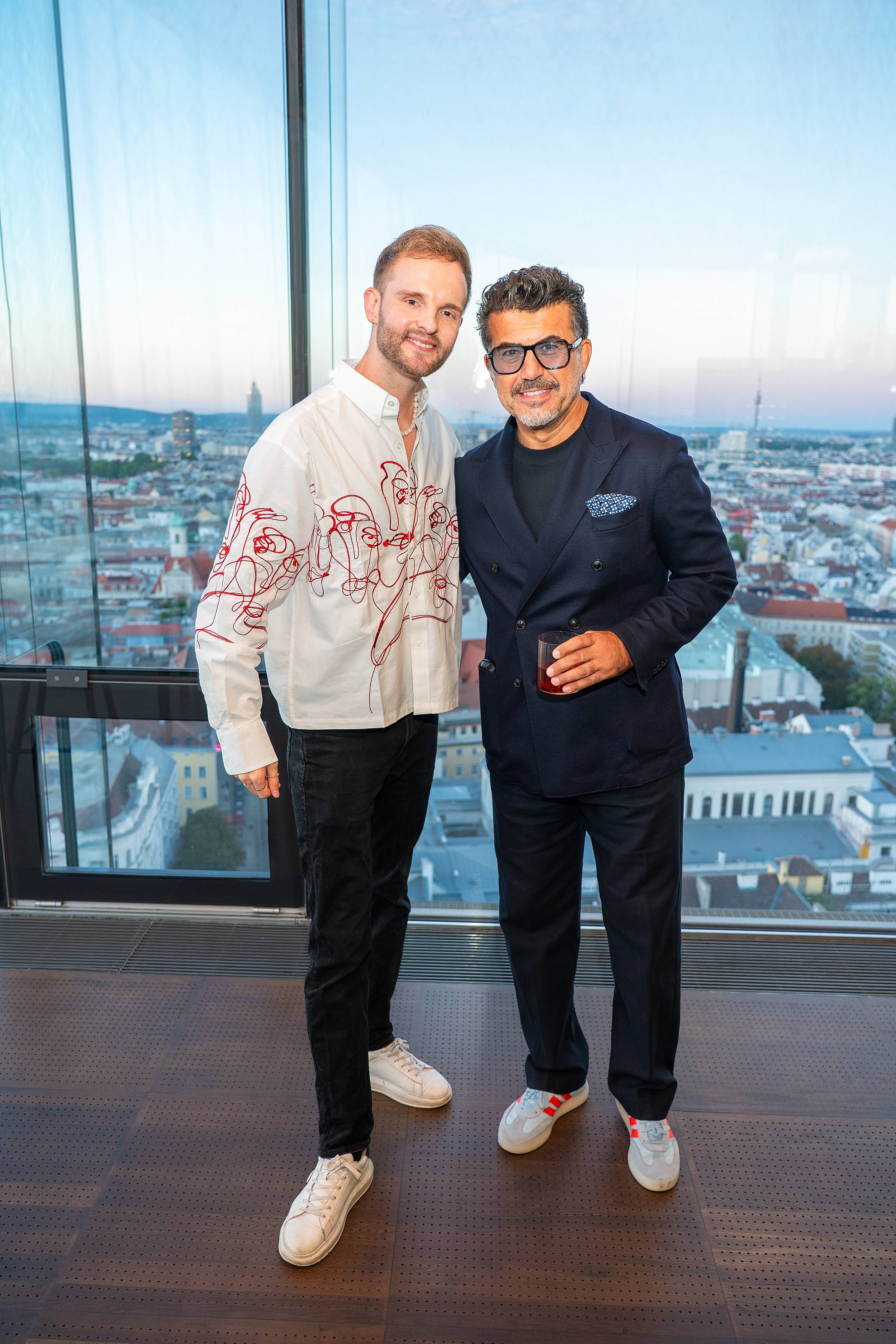 Herby Stanonik mit Mike Galeli im 