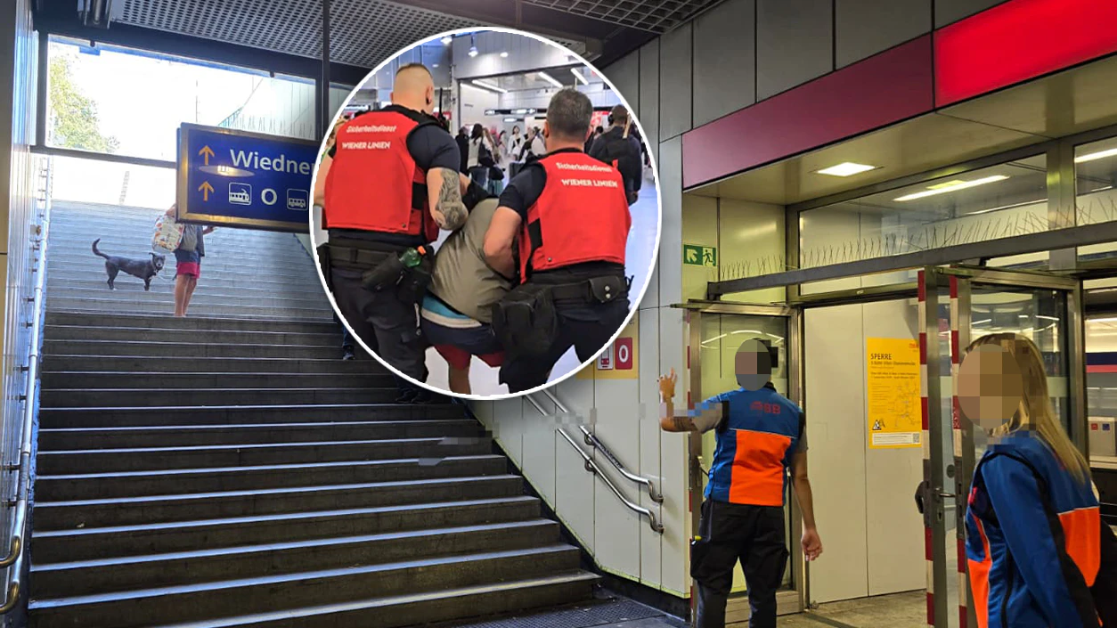 Heute.at - Biss-Attacke am Bahnhof: Mann wehrt sich gegen Security
