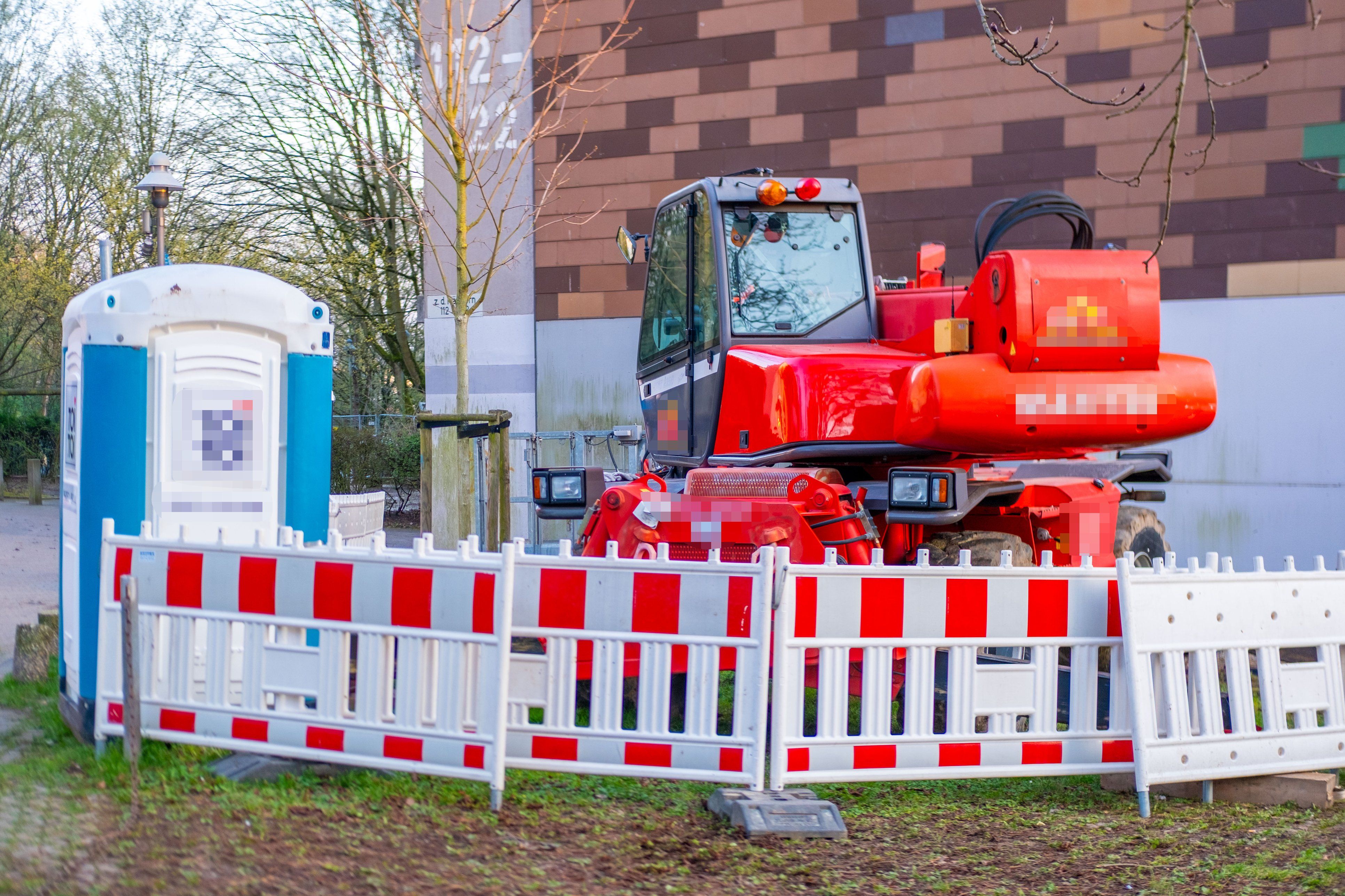 Geräte kamen auf privater Baustelle zum Einsatz