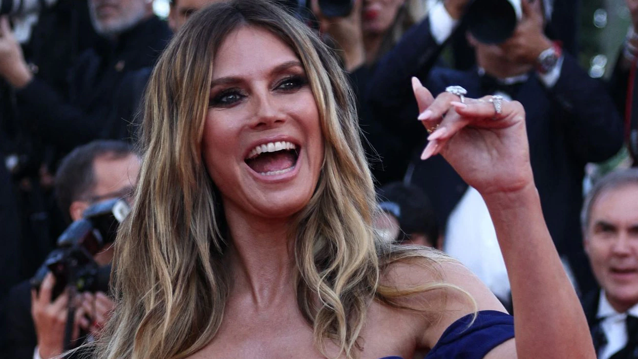Heidi Klum reiste in die Vergangenheit.