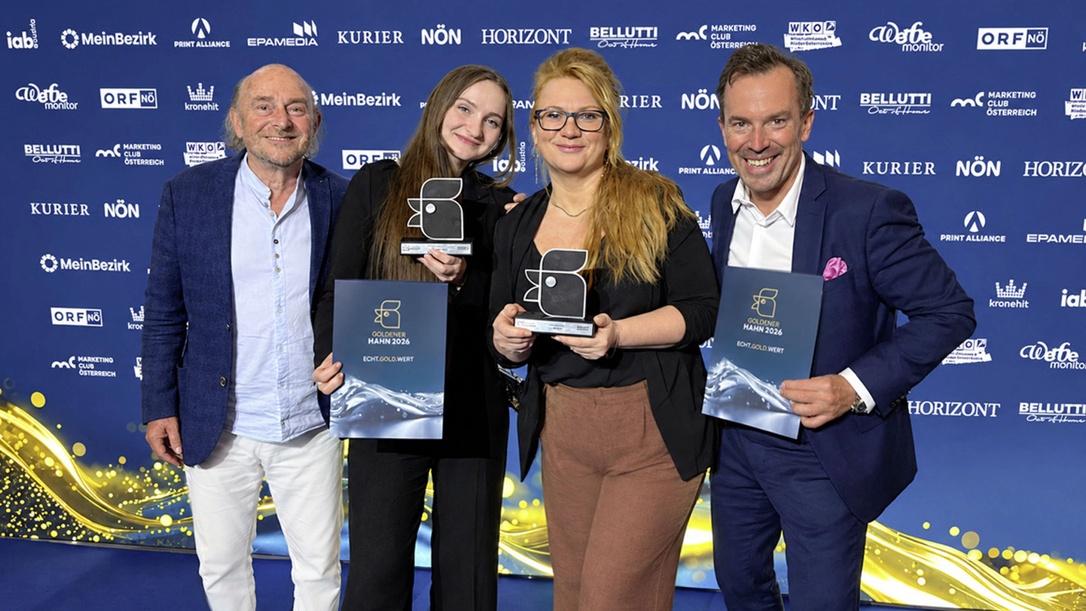 Horst Dagner, Lia Pazdera, Kathrin Pevny und Kai U. Dagner