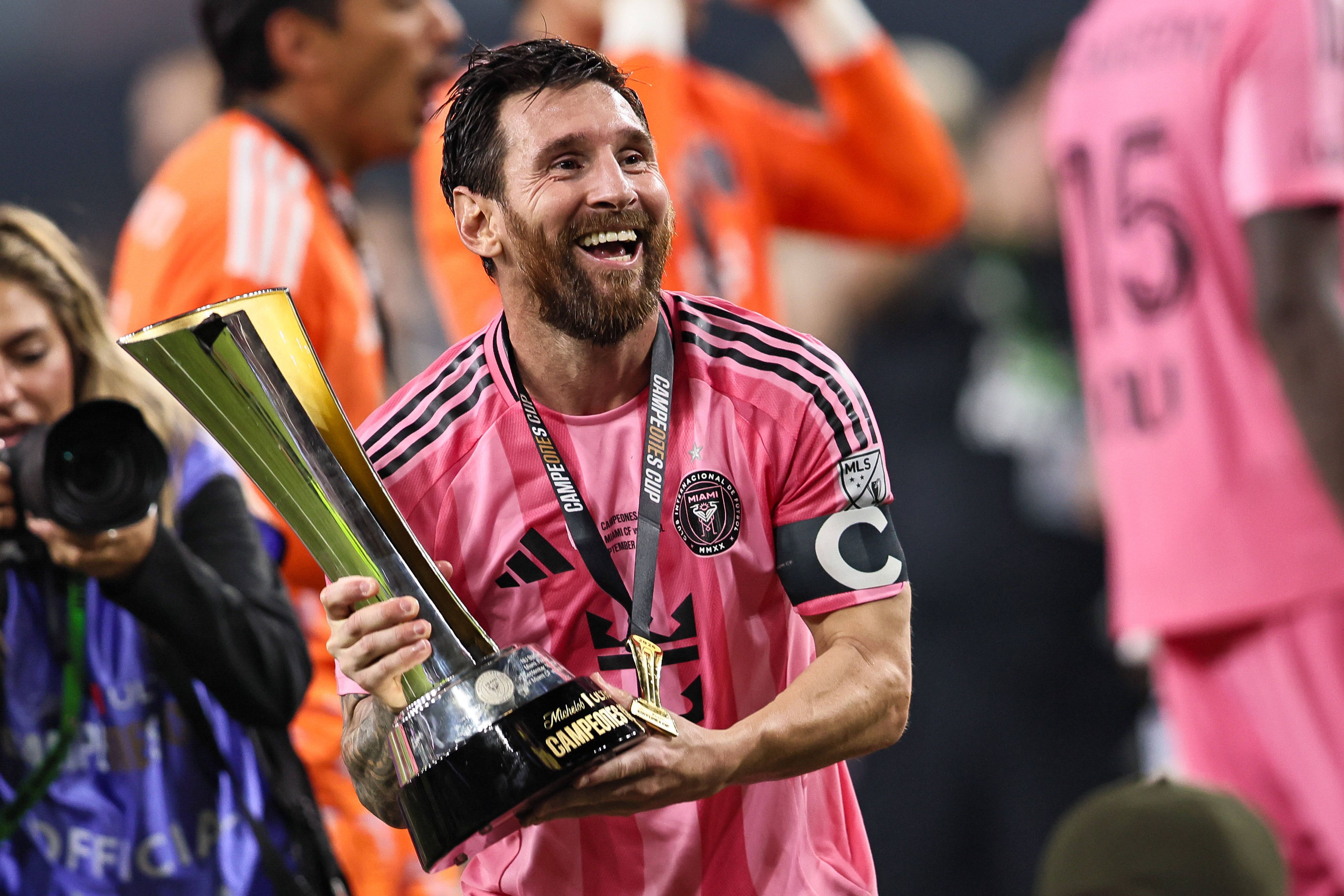 Leo messi darf jubeln.