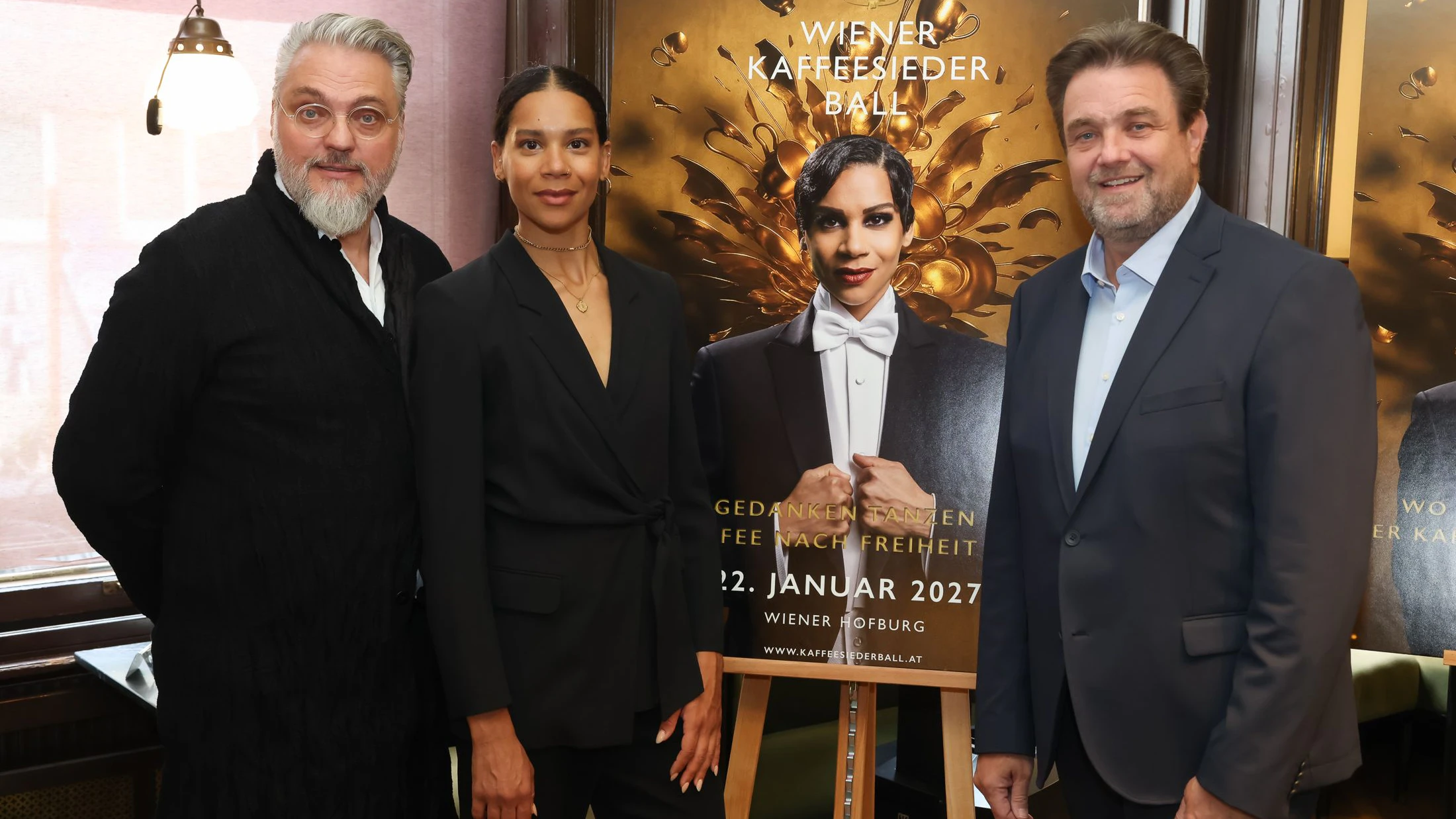 Christopf Cremer, Rebecca Horner (auch auf dem Plakat) und Wolfgang Binder