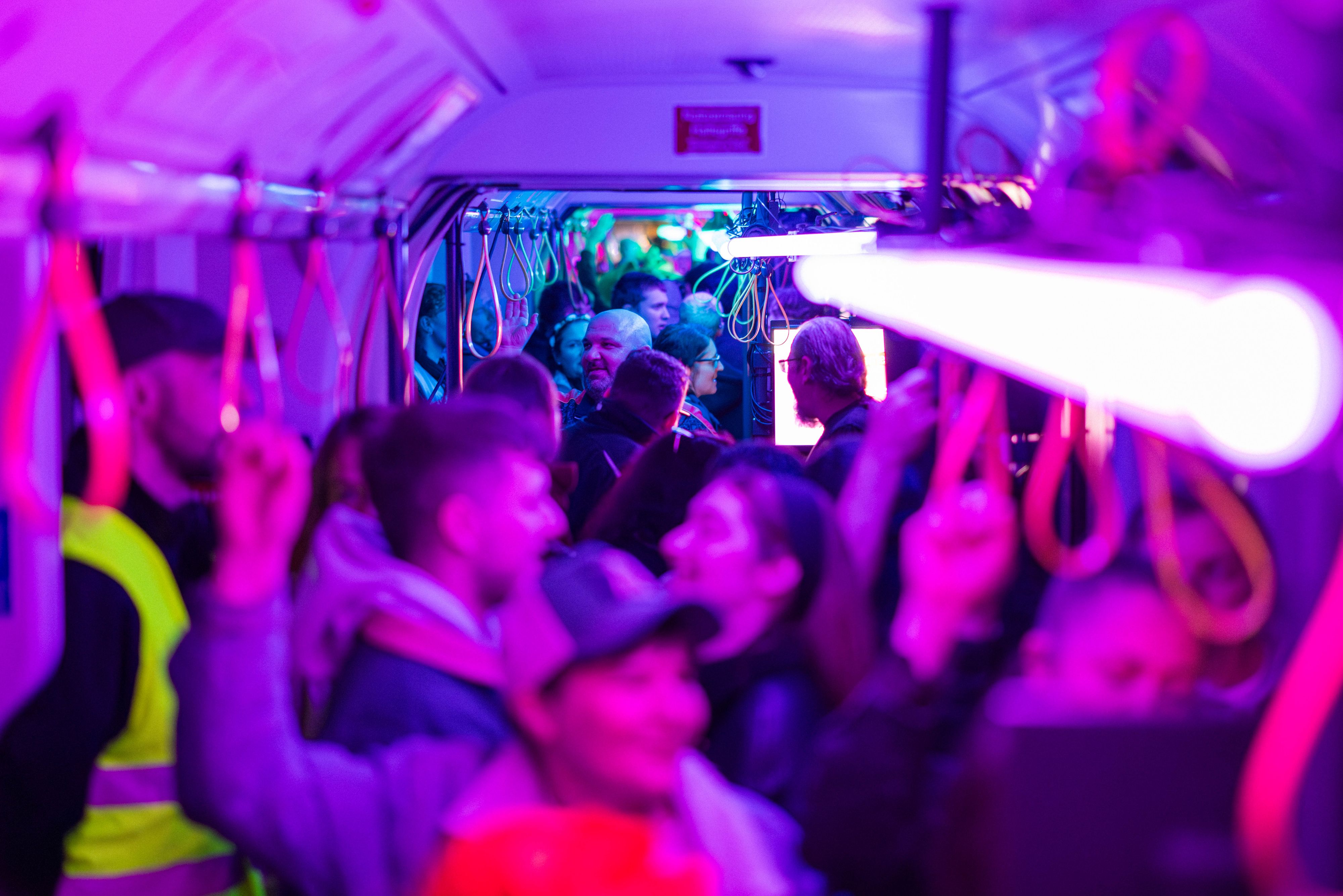 Die Straßenbahn wird zur Eventlocation.