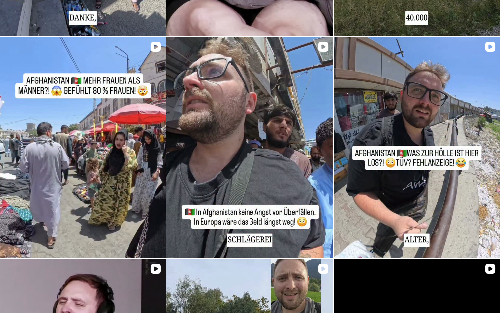 Kevin Köstenbaumer bereist die Welt. In Afghanistan sei es durch das Taliban-Regime und seine drakonischen Strafen sicherer als in Europa, sagt er.