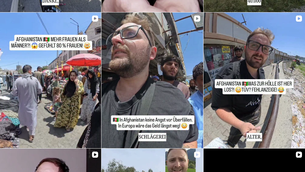 Kevin Köstenbaumer bereist die Welt. In Afghanistan sei es durch das Taliban-Regime und seine drakonischen Strafen sicherer als in Europa, sagt er.
