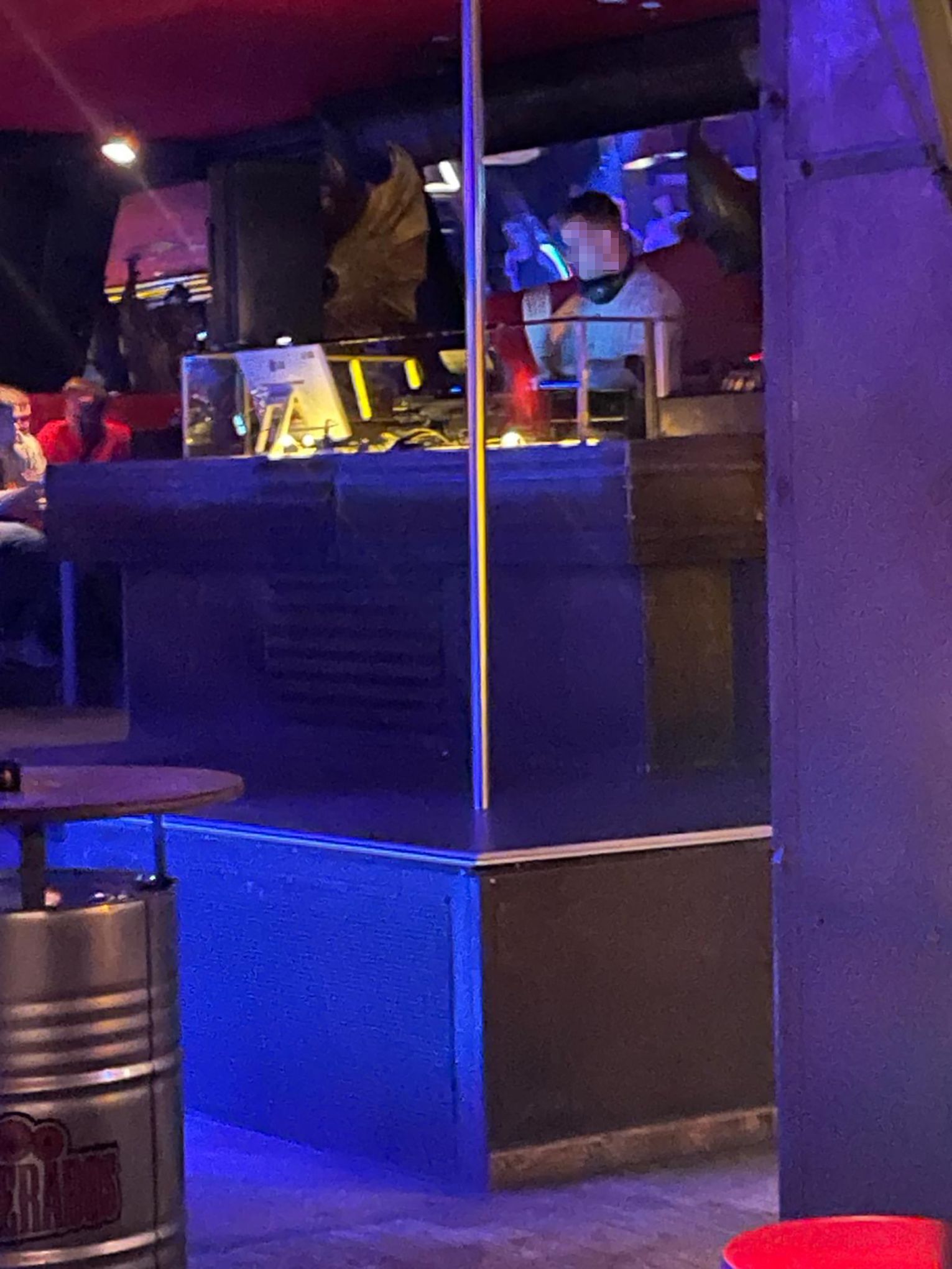 Der Chef machte ein Foto des 