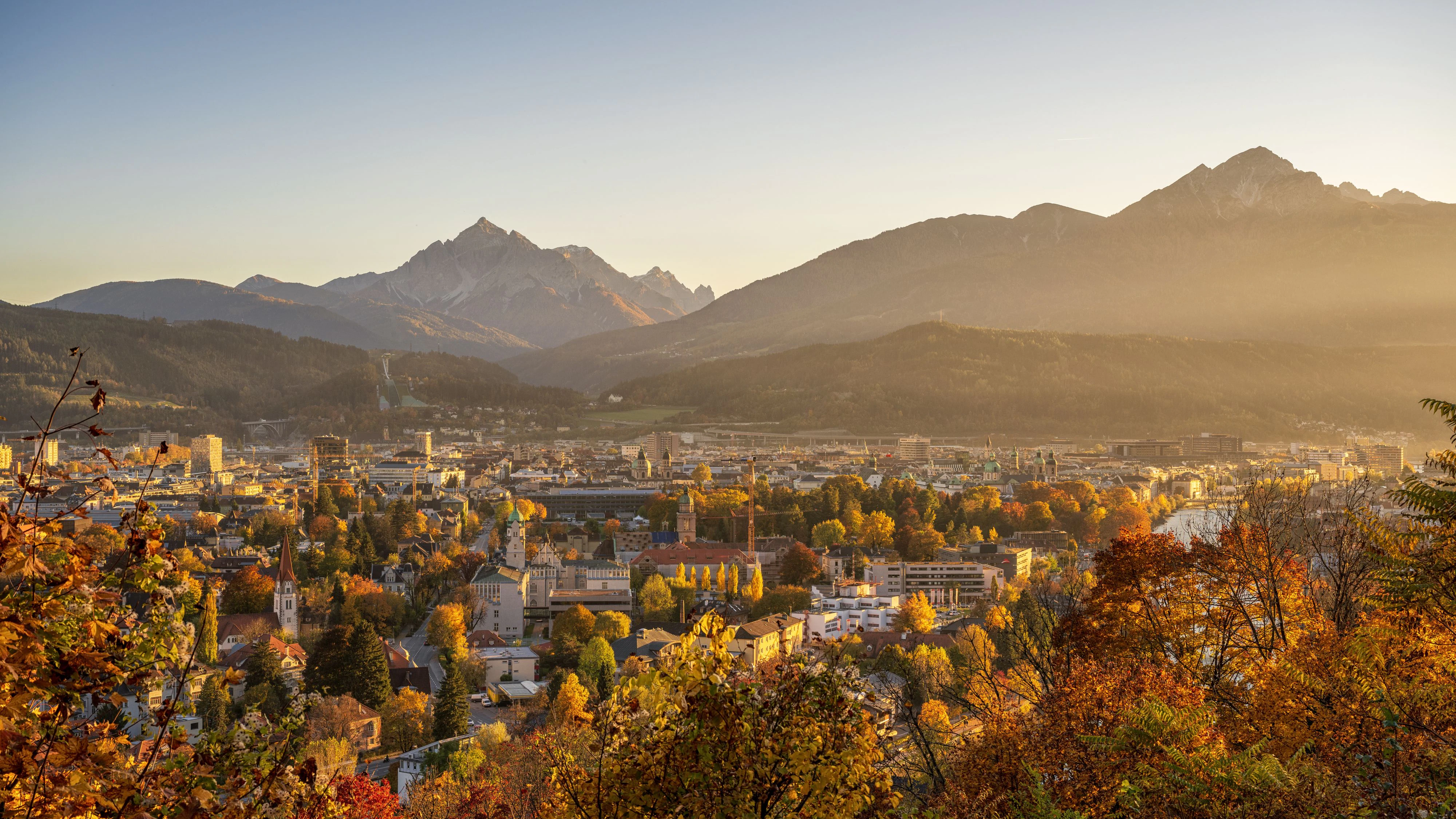 Innsbruck im Goldenen Herbst