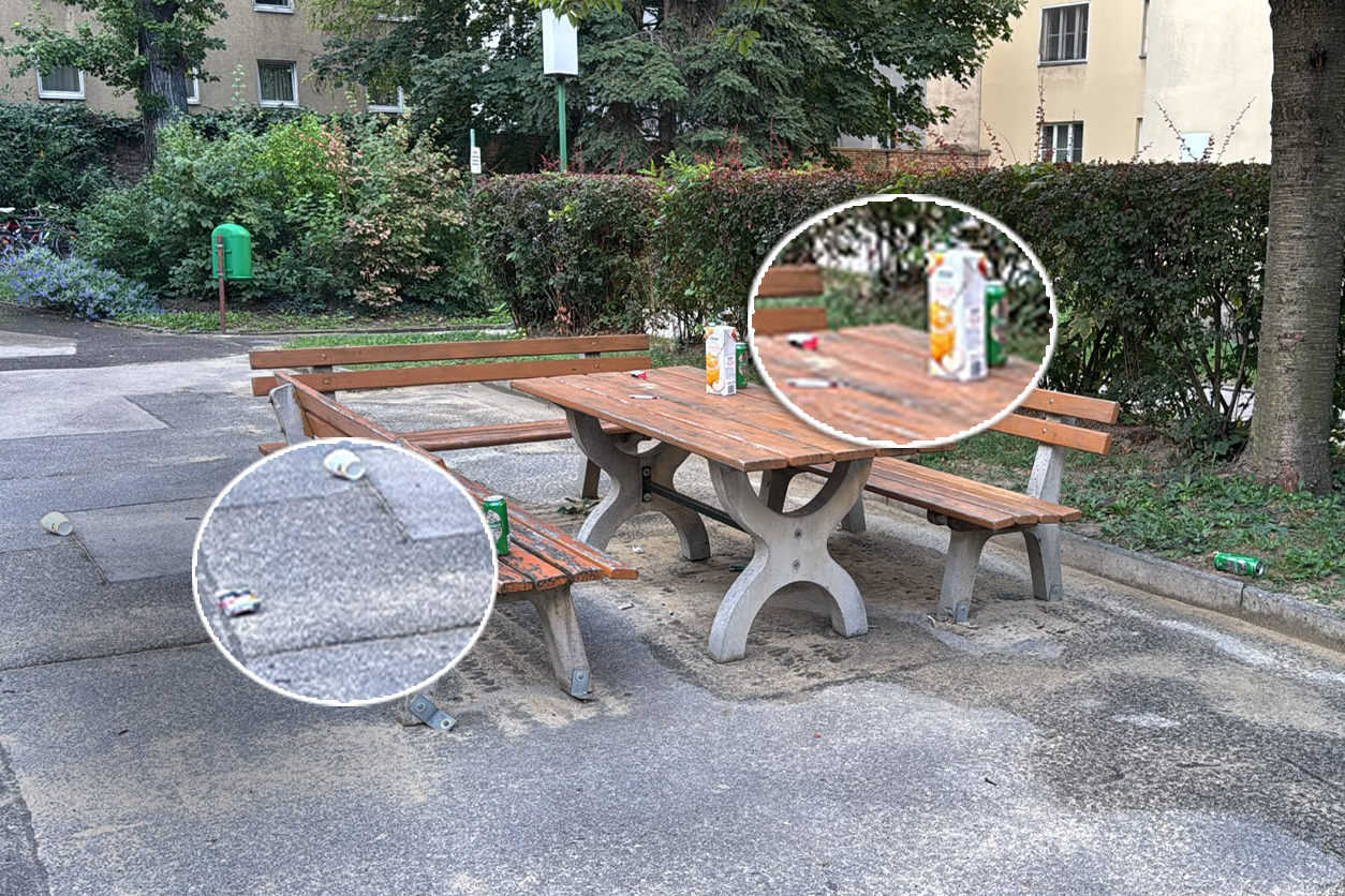 Der offene Durchgang lässt die Bewohner eines Gemeindebaus verzweifeln.
