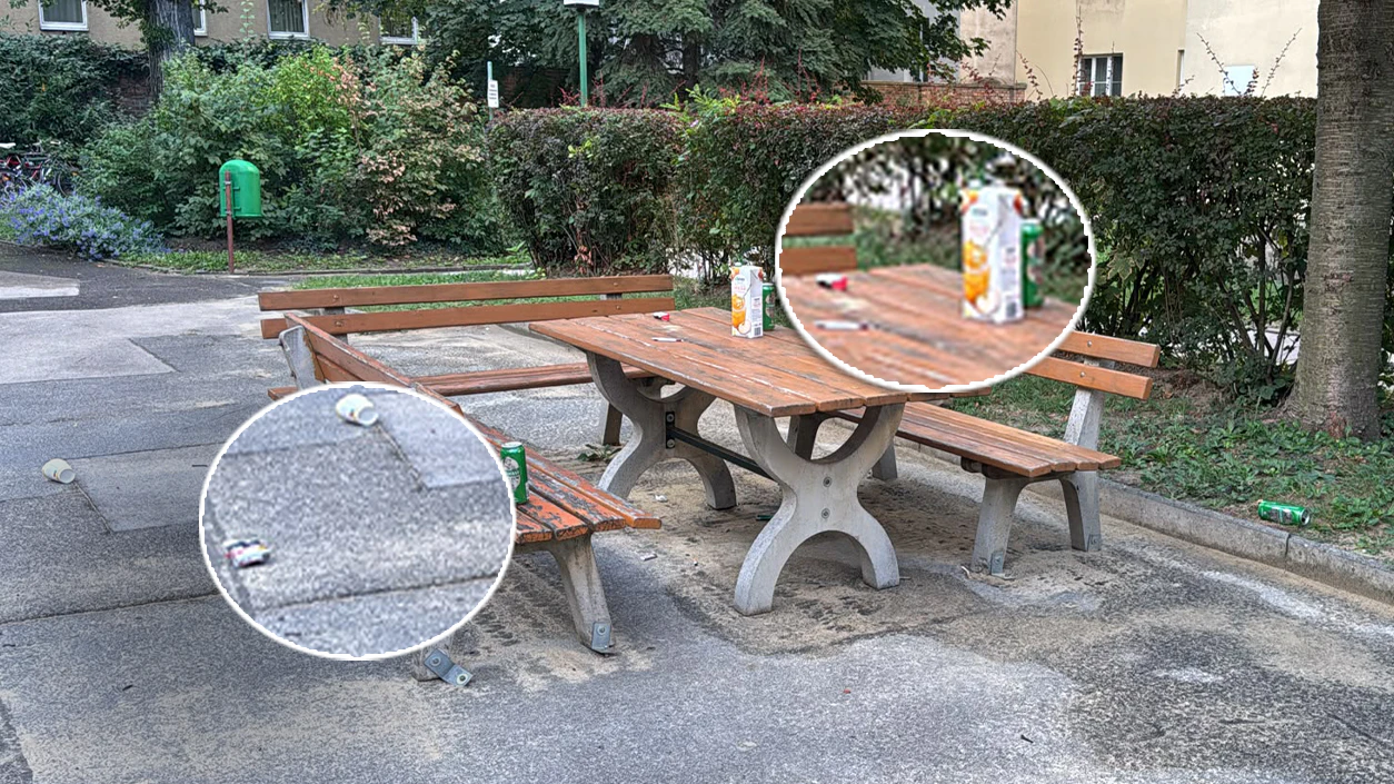 Der offene Durchgang lässt die Bewohner eines Gemeindebaus verzweifeln.