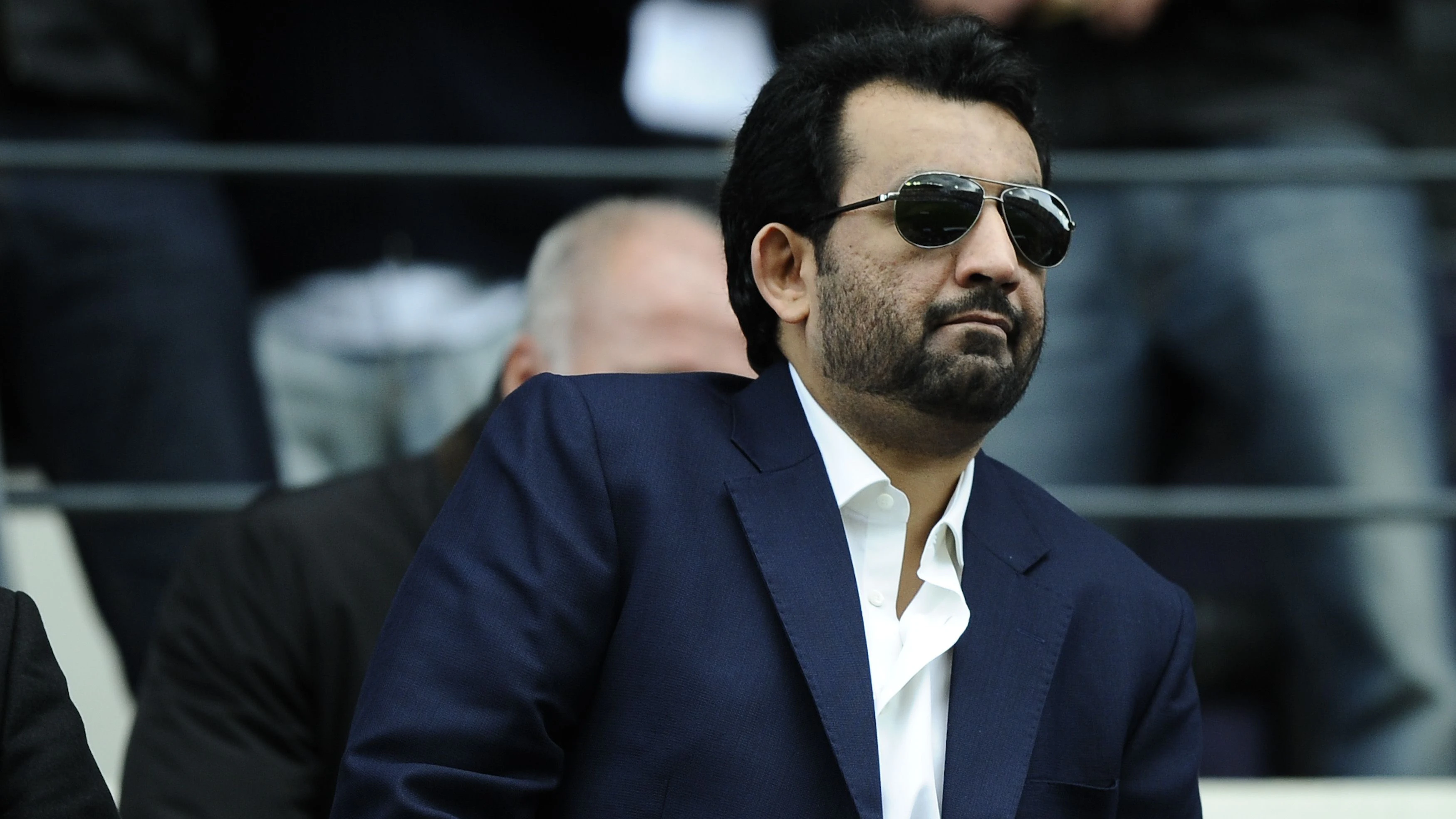 Scheich Abdullah Al Thani 2012 bei einem FC-Málaga-Spiel, sein Sohn Rakan wurde nun in München festgenommen.