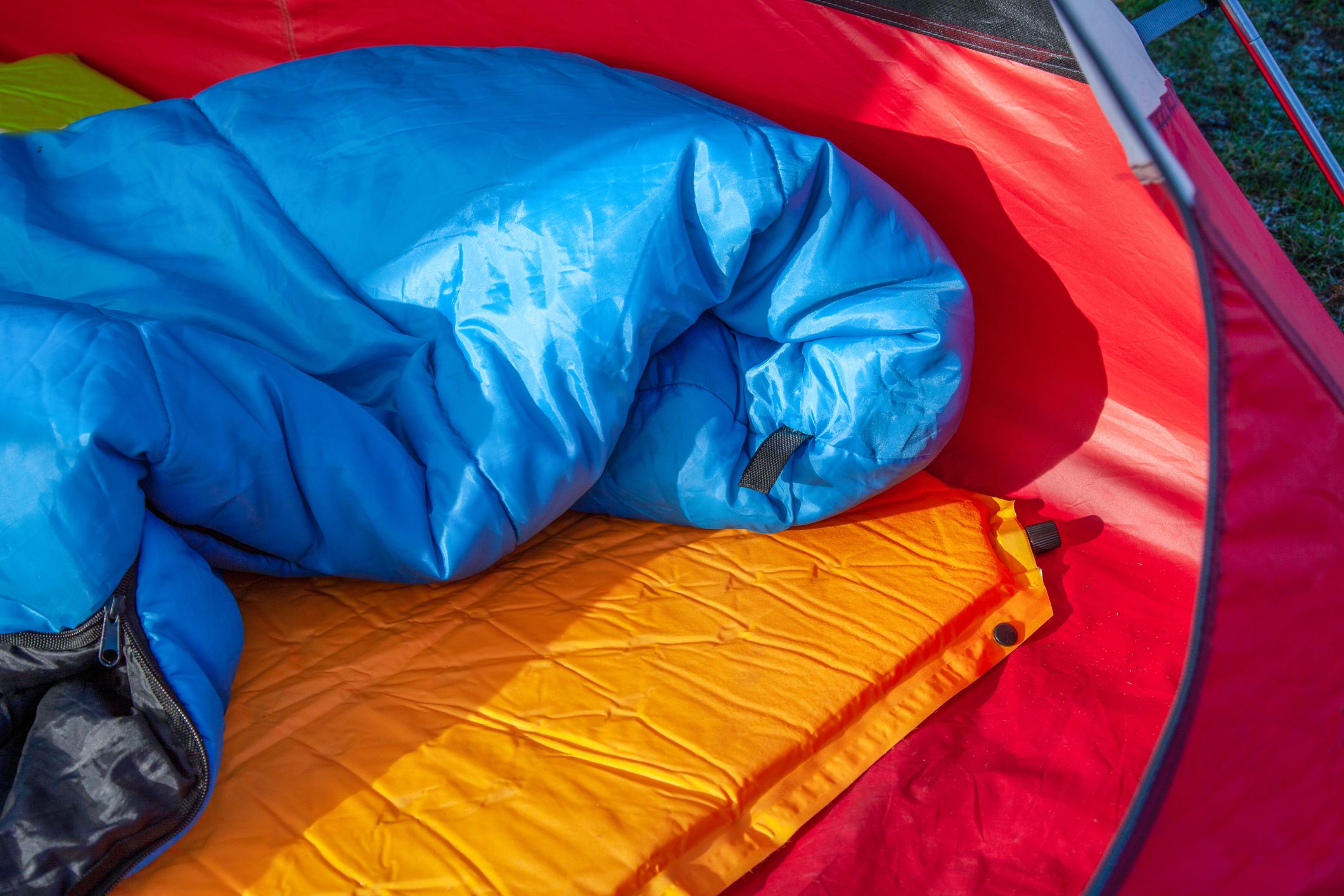 Der 22-Jährige schlief in einem Schlafsack.