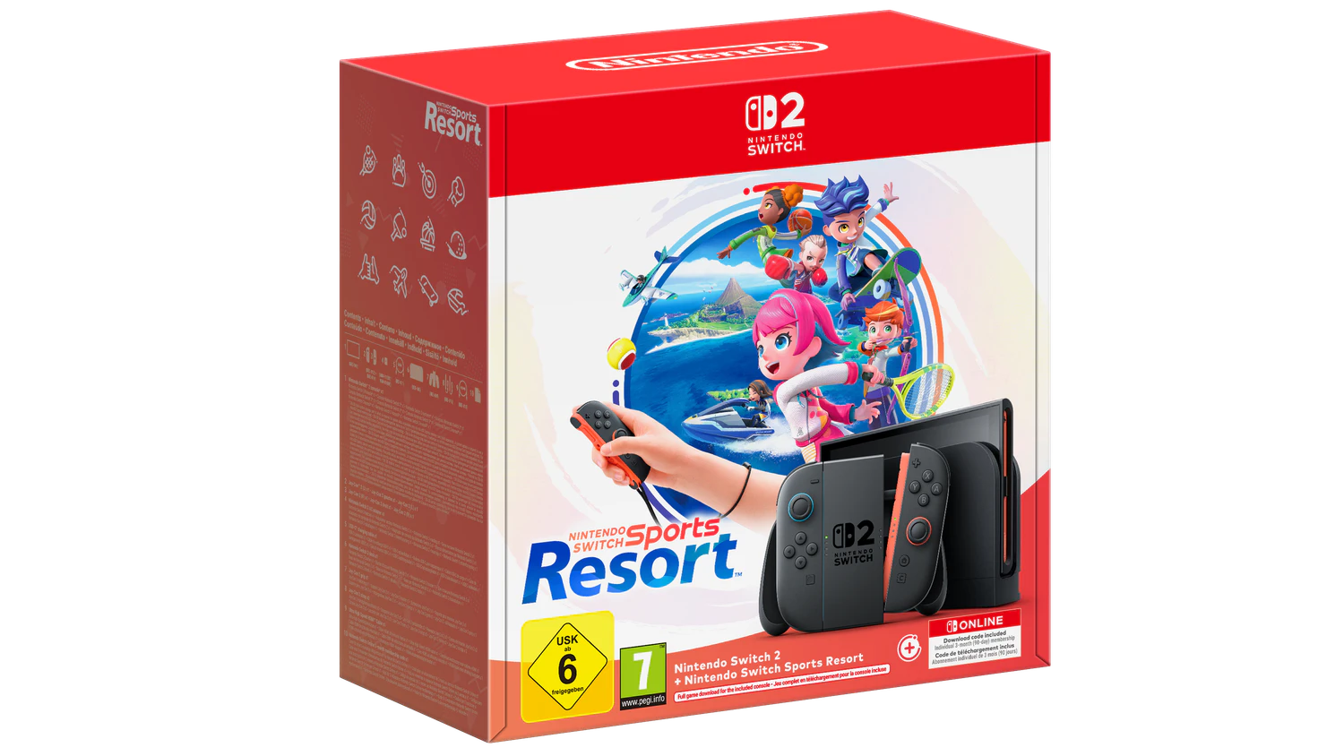 Den Auftakt macht das Nintendo Switch 2 + Nintendo Switch Sports Resort-Set am 22. Oktober. 