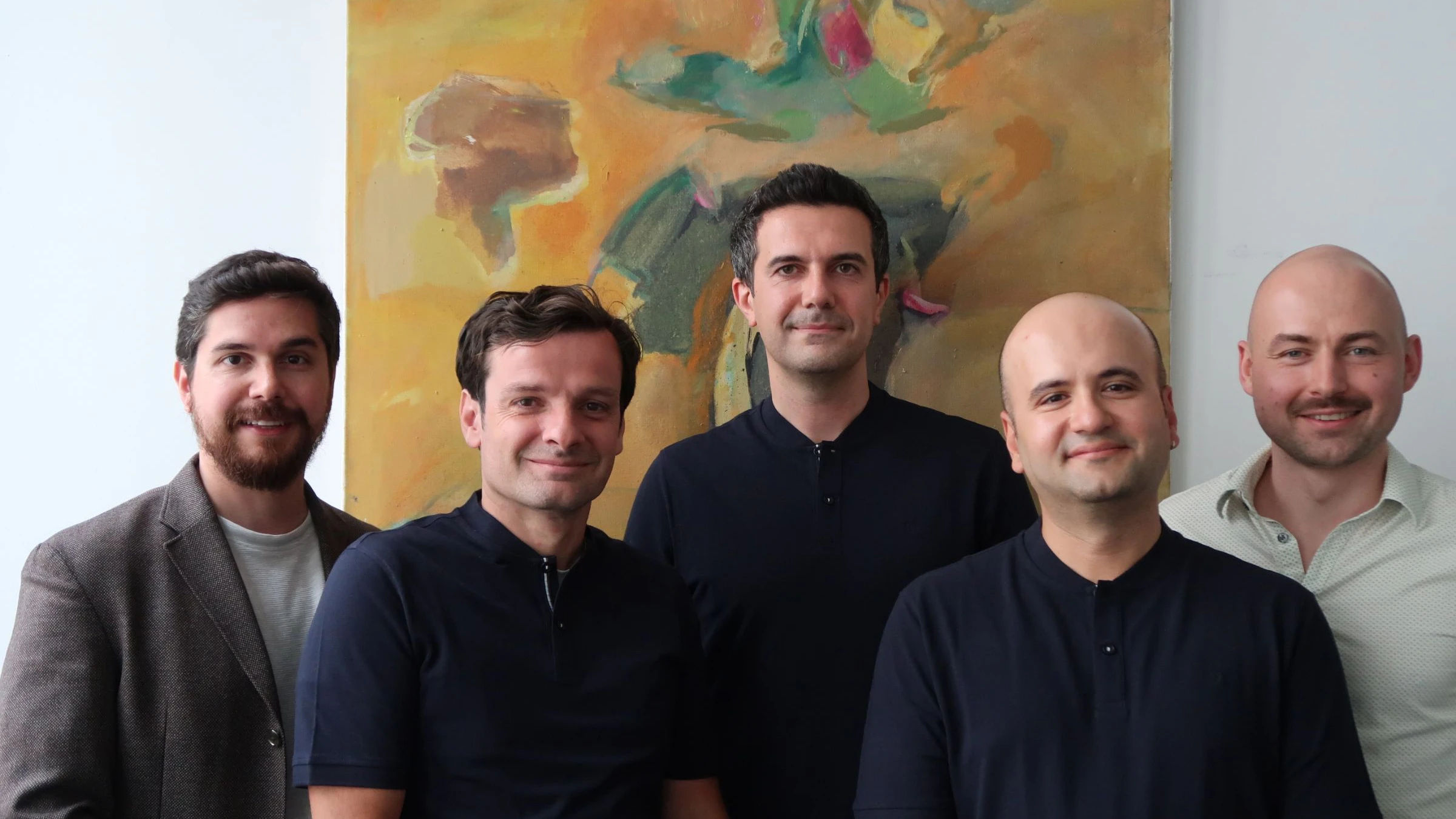 Investor Kambis Kohansal Vajargah, Endri Deliu, Morteza Amini und Altan Nar (alle Deepentix) sowie Peter Buchinger (tecnet equity).