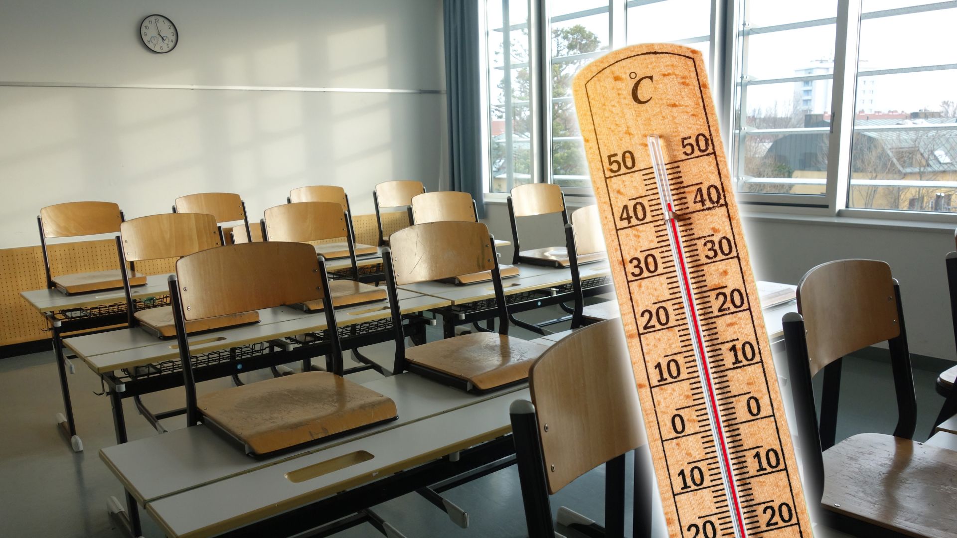 Nach dem extrem heißen Sommer fordern Grüne und Neos jetzt, die Schulen für das nächste Jahr zu rüsten. (Symbolbild)