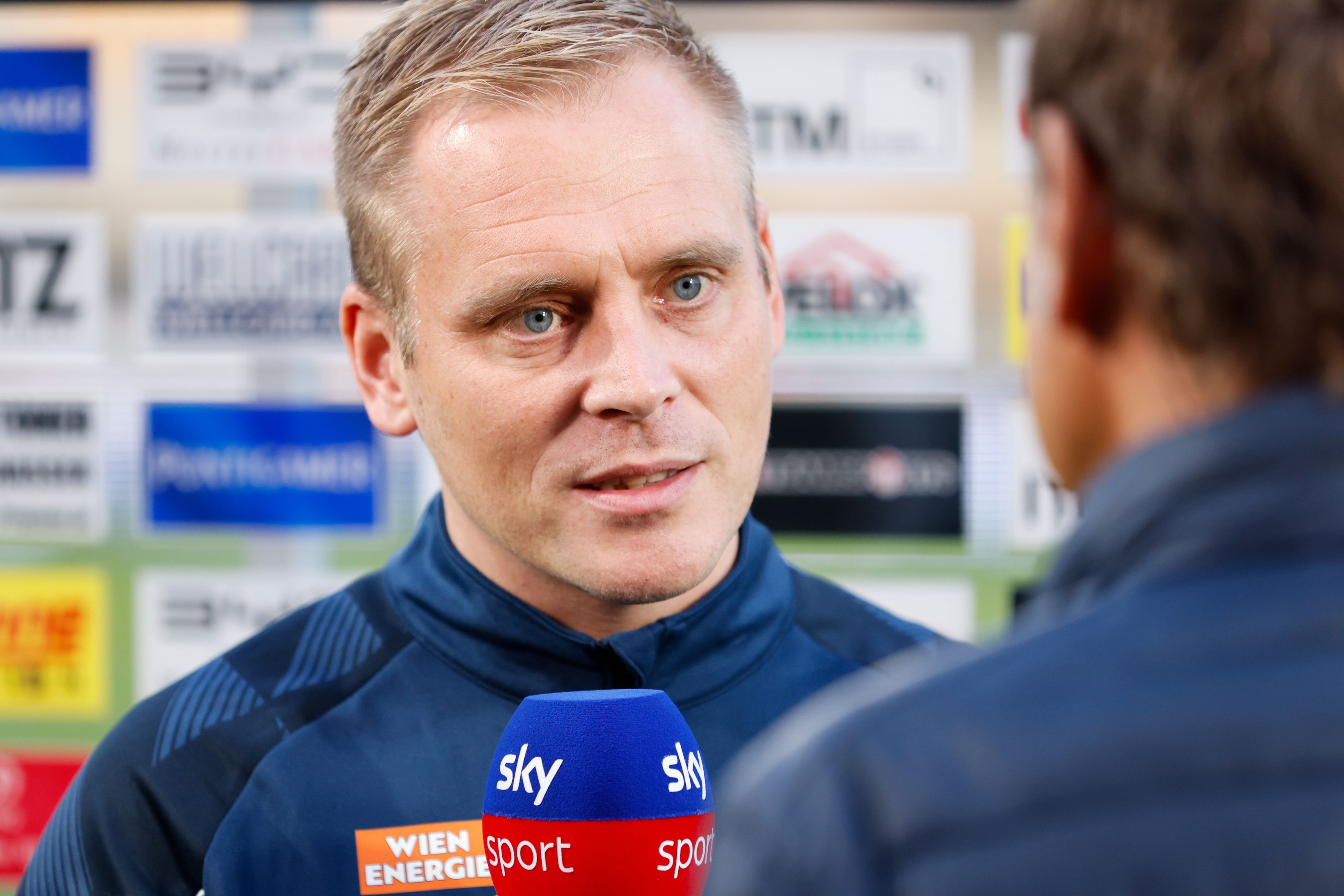 Rapid-Trainer Johannes Hoff Thorup. 