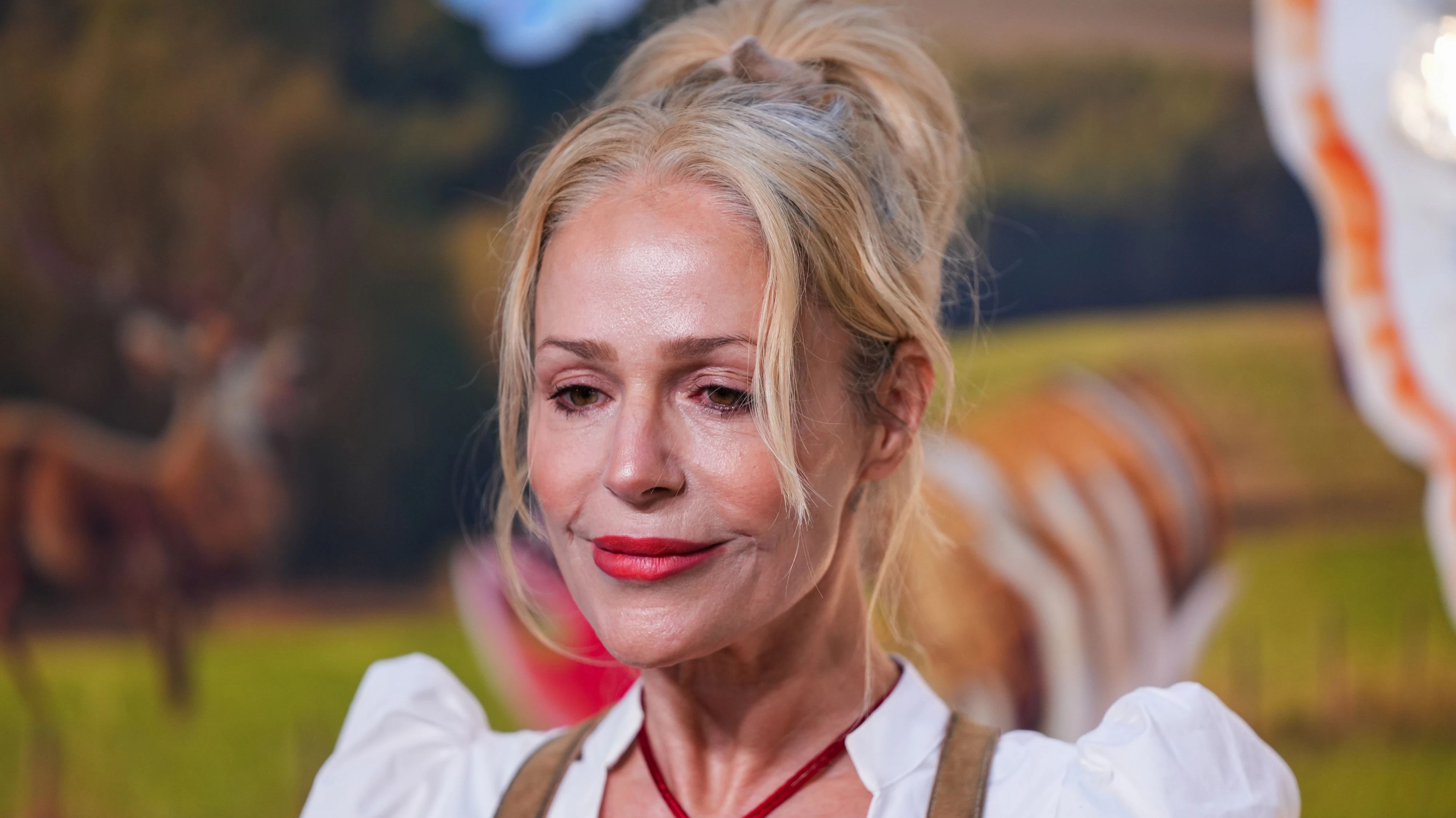 Michelle auf dem Red Carpet beim "HeidiFest by Heidi Klum".