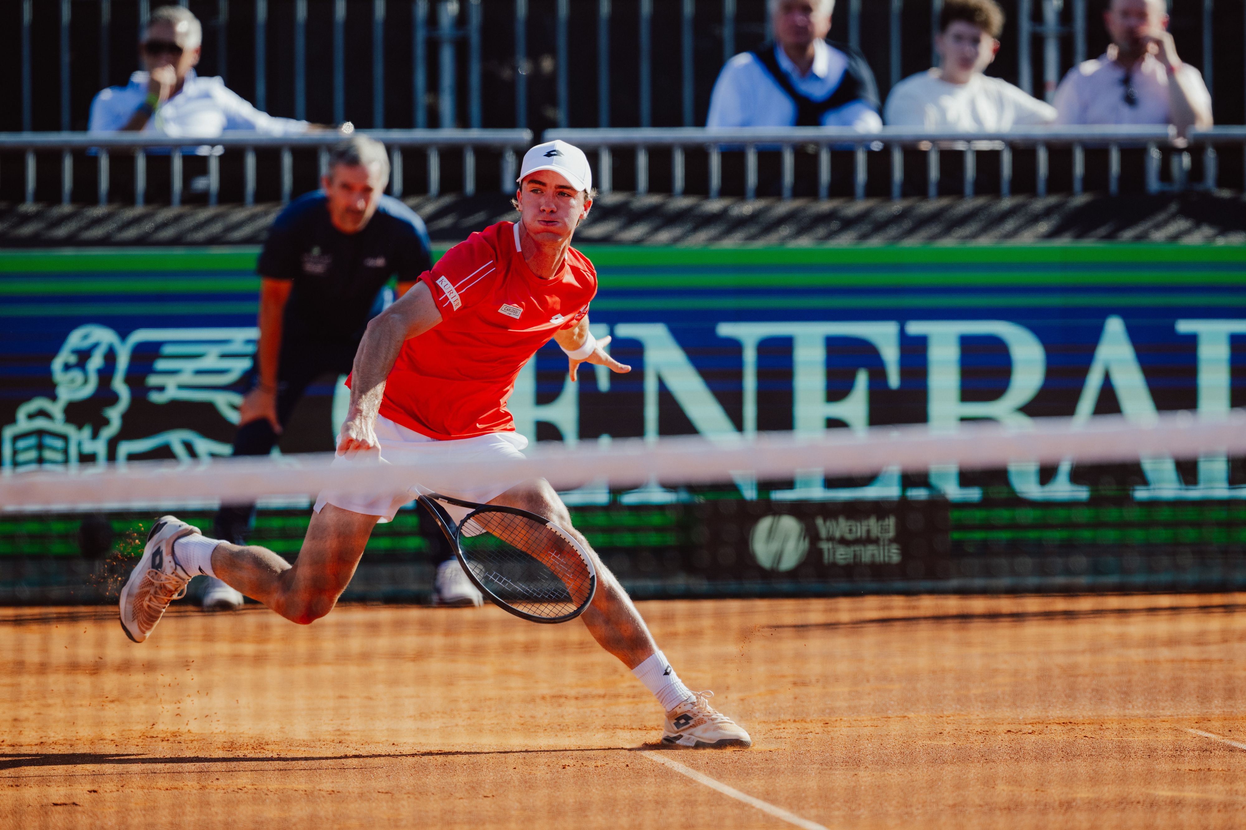 Österreichs Tennis-Ass Lukas Neumayer. 