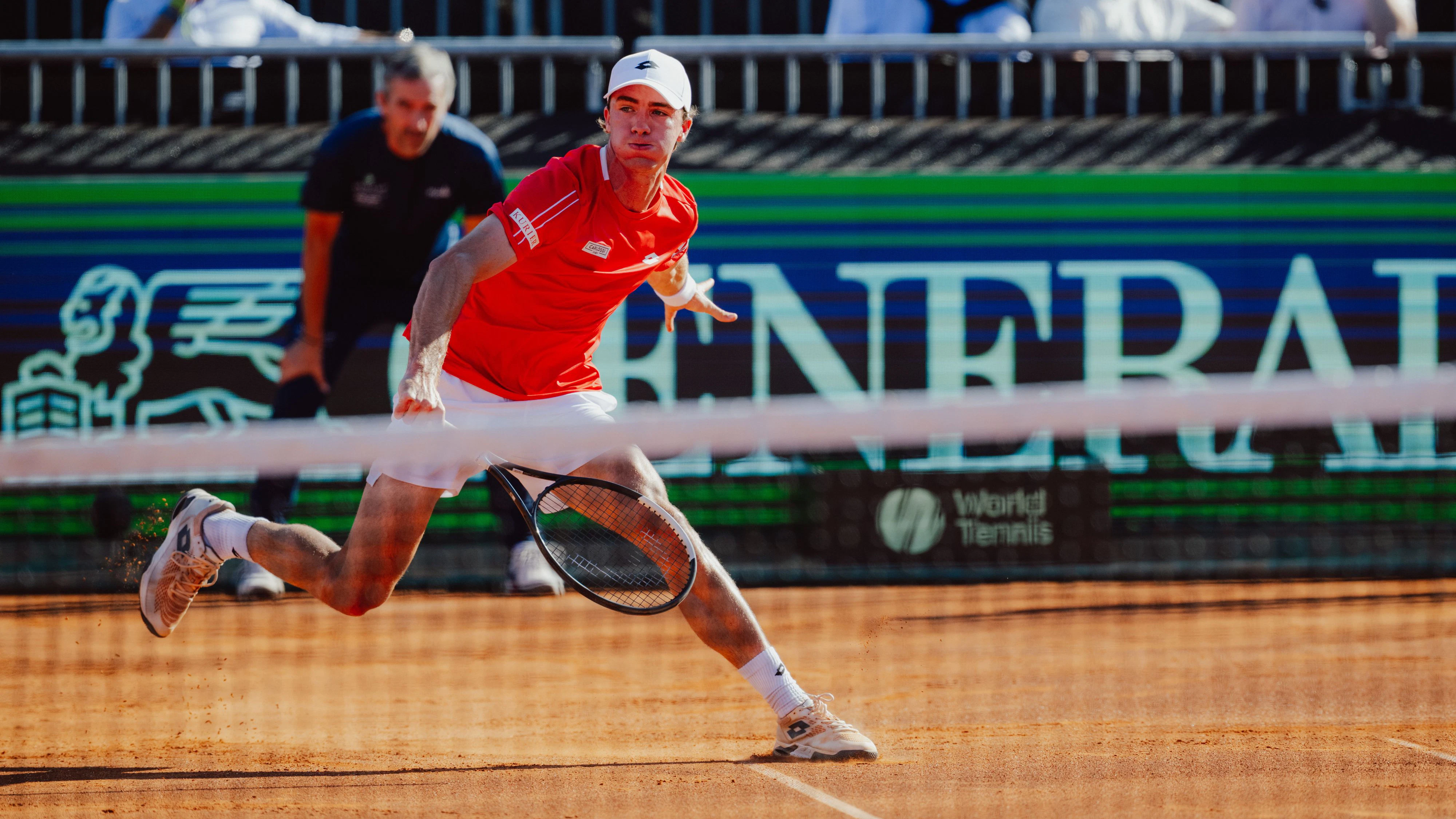 Österreichs Tennis-Ass Lukas Neumayer. 