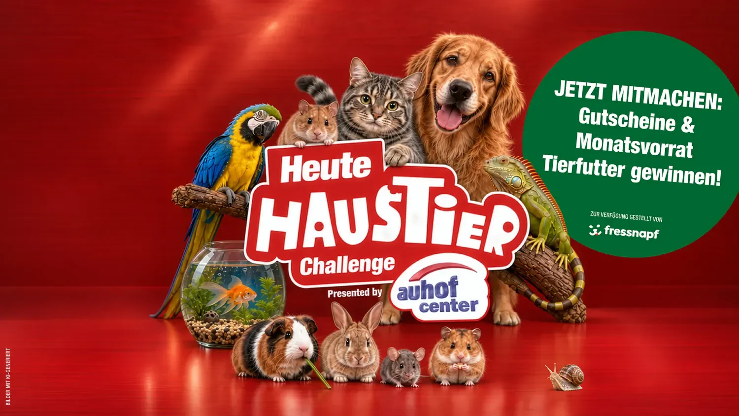 Ist dein Haustier ein Star? Zeig es uns!