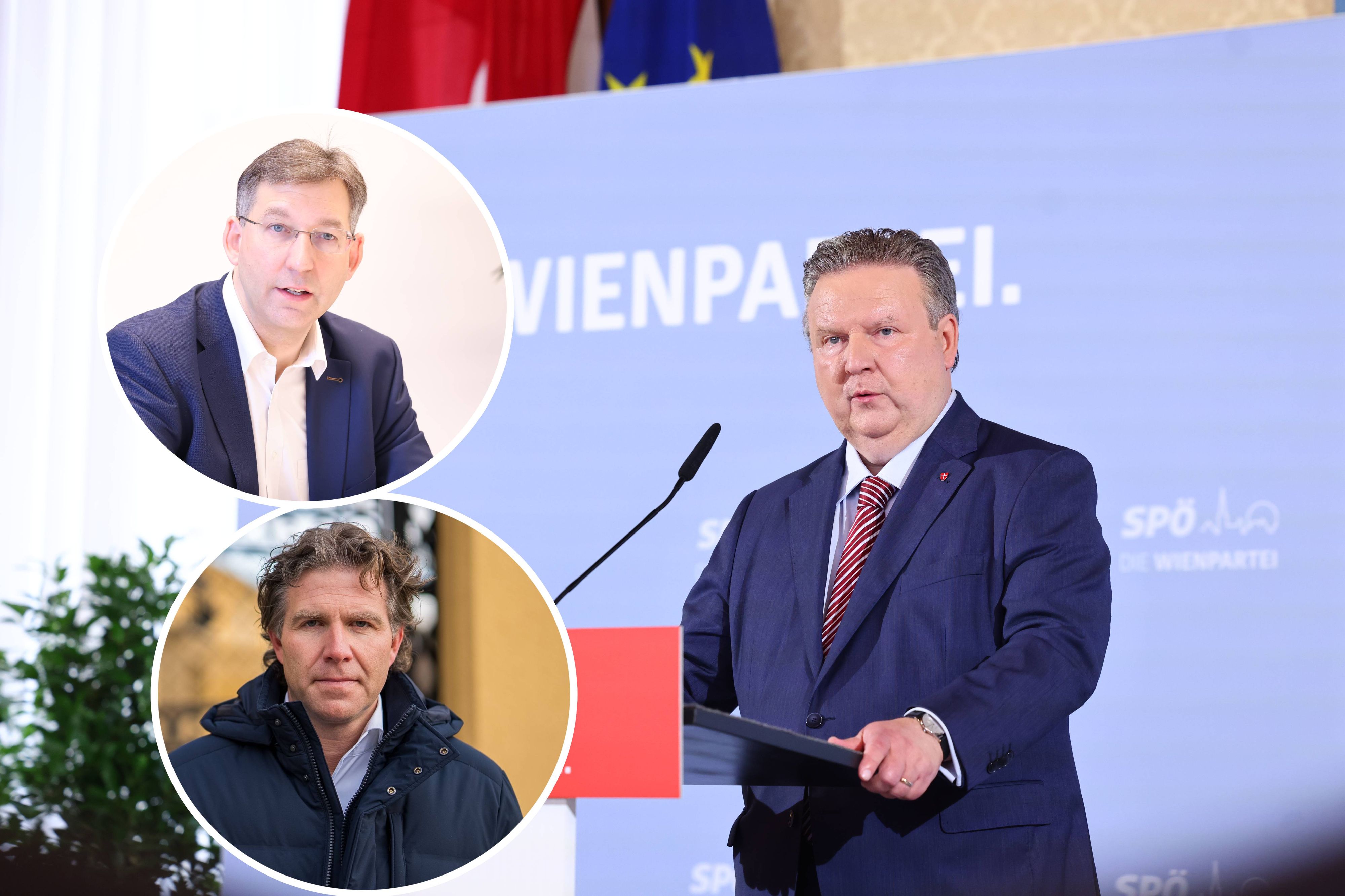 ÖVP-Landesparteiobmann Markus Figl und FPÖ-Kultursprecher Lukas Brucker sind gegen eine neue Kulturabgabe in Wien.