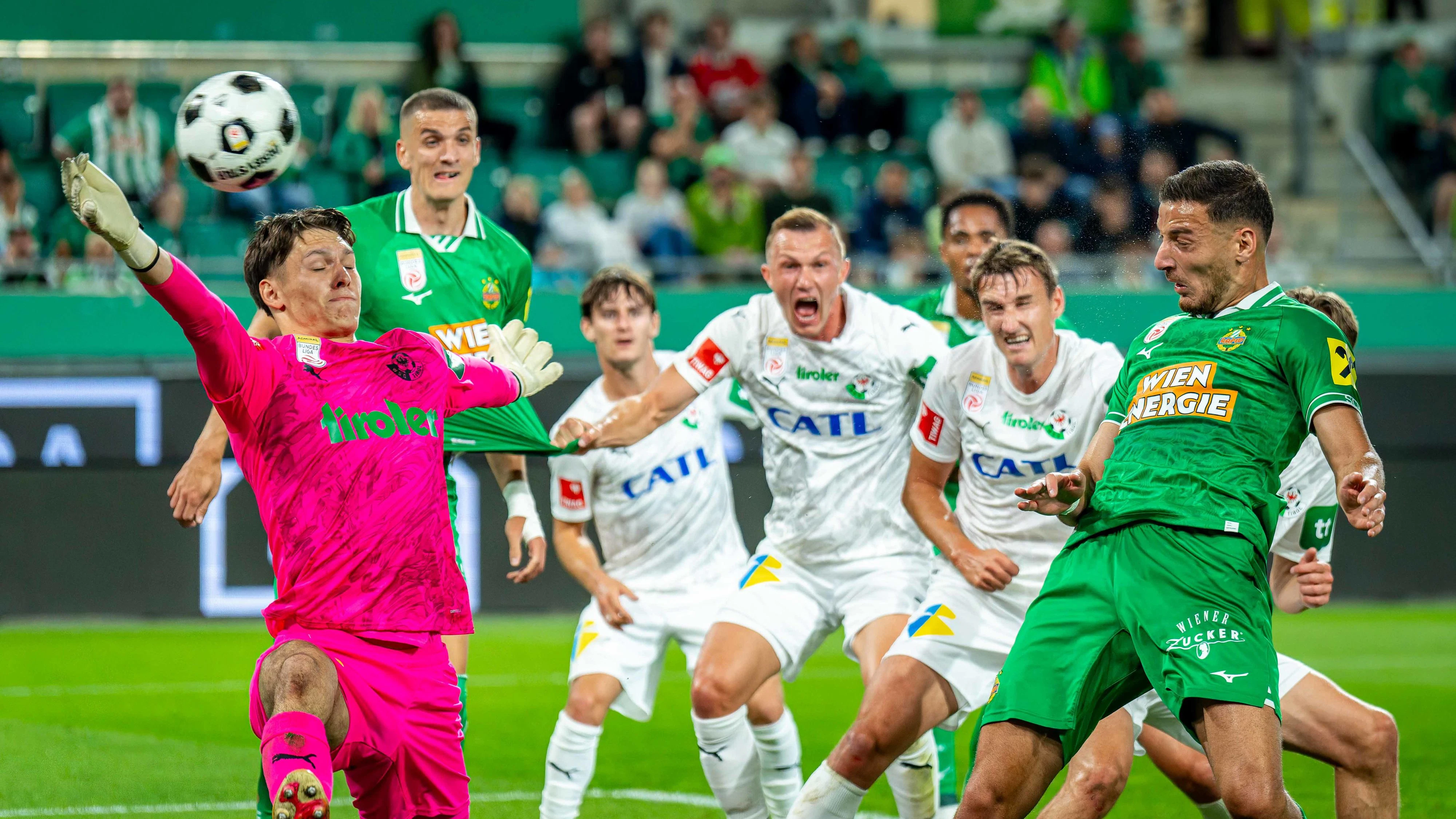 Heute.at - Rapid feiert klaren 3:0-Heimsieg gegen WSG Tirol