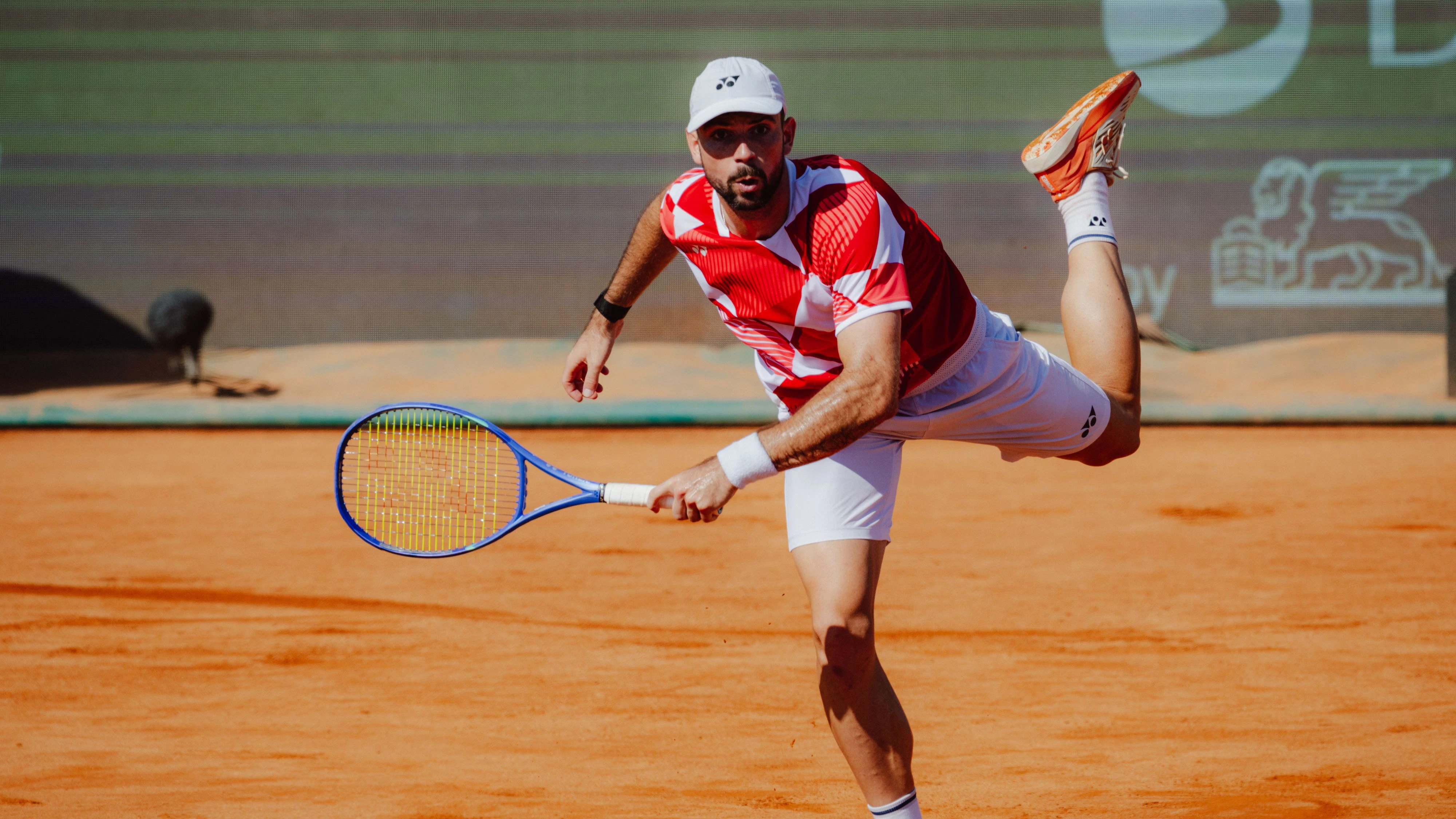Tennis-Star Jurij Rodionov. 