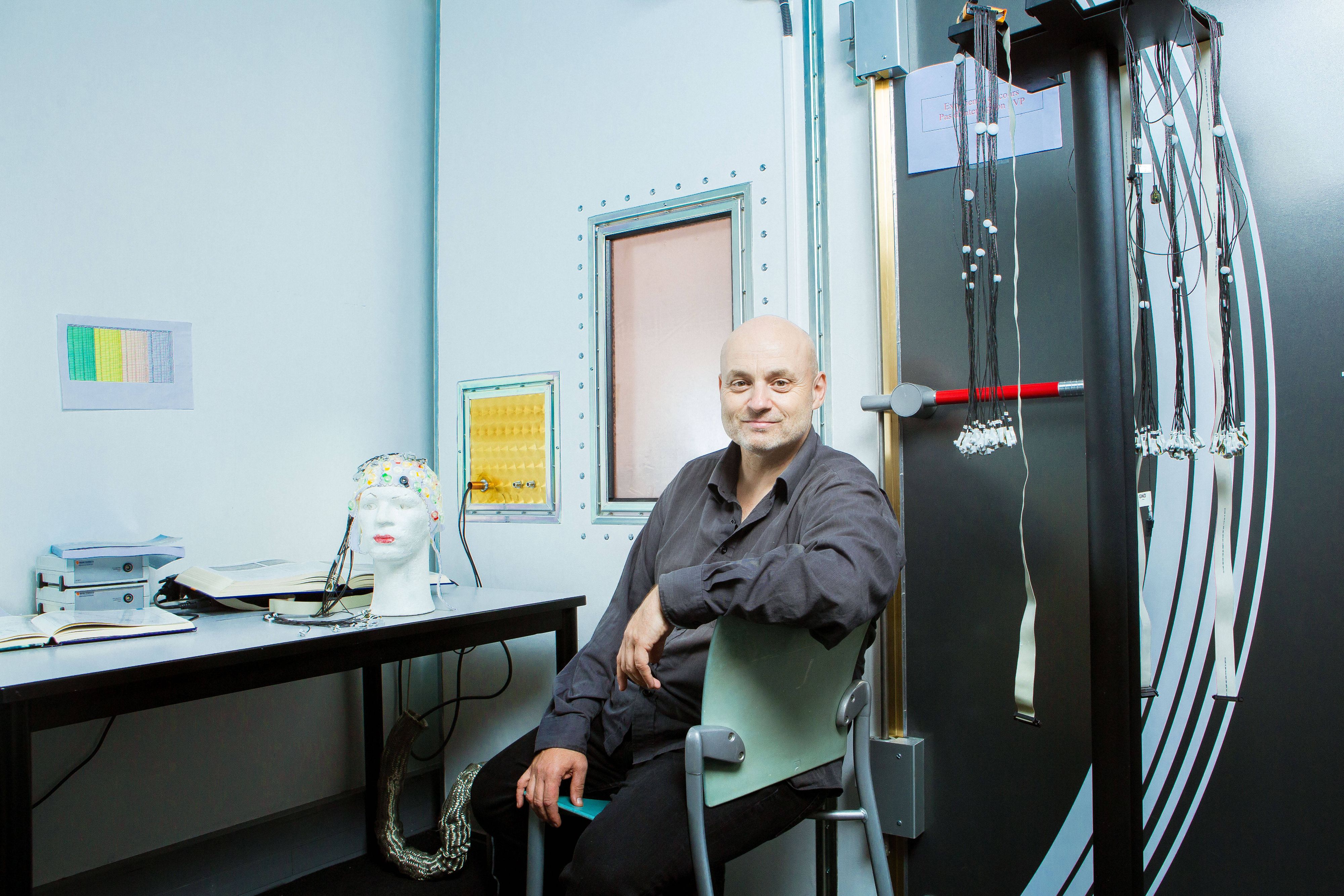 Porträt von Michel Desmurget, Forscher und Spezialist für kognitive Neurowissenschaften am Zentrum für kognitive Neurowissenschaften in Lyon, 2019