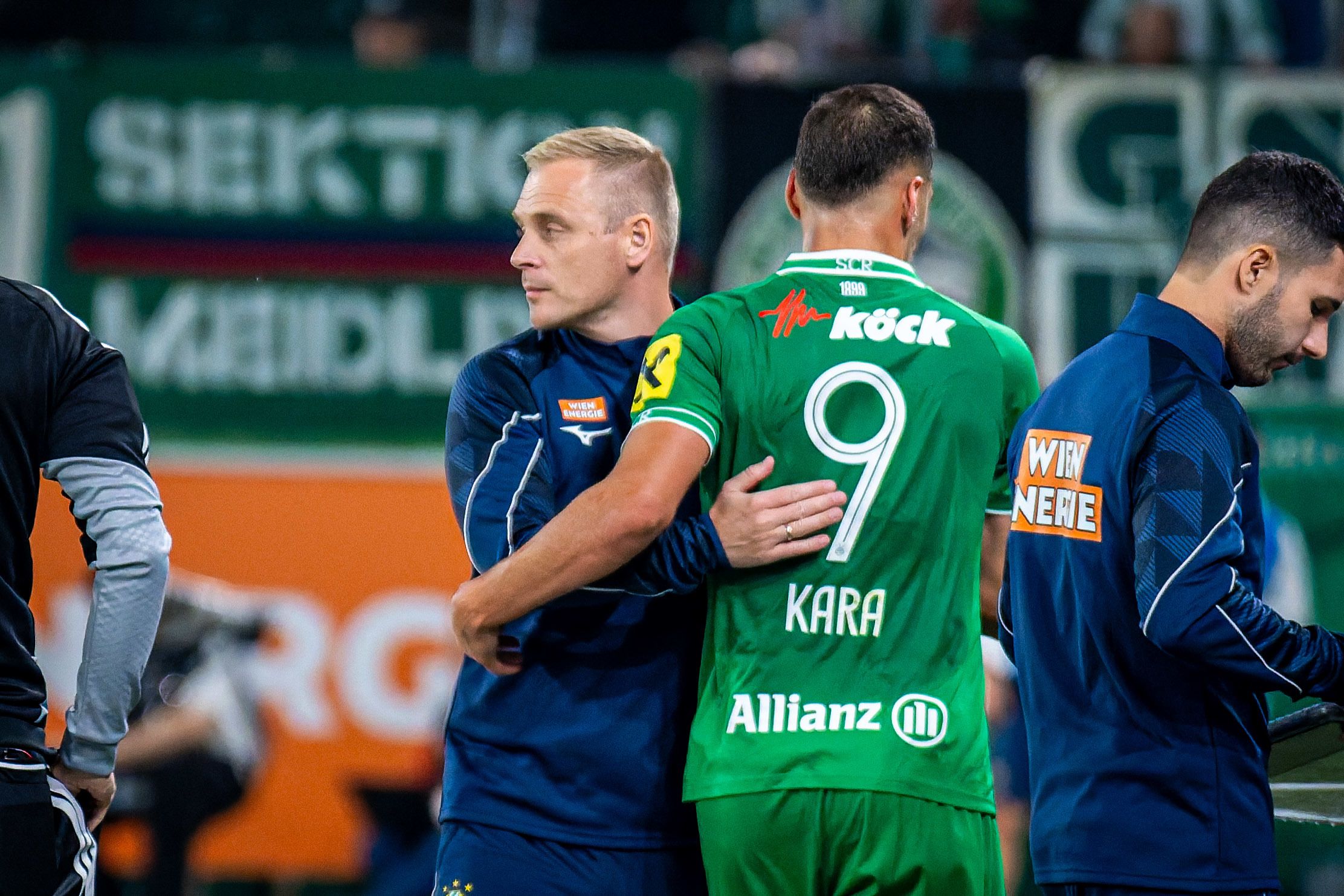 Rapid-Trainer Johannes Hoff Thorup. 