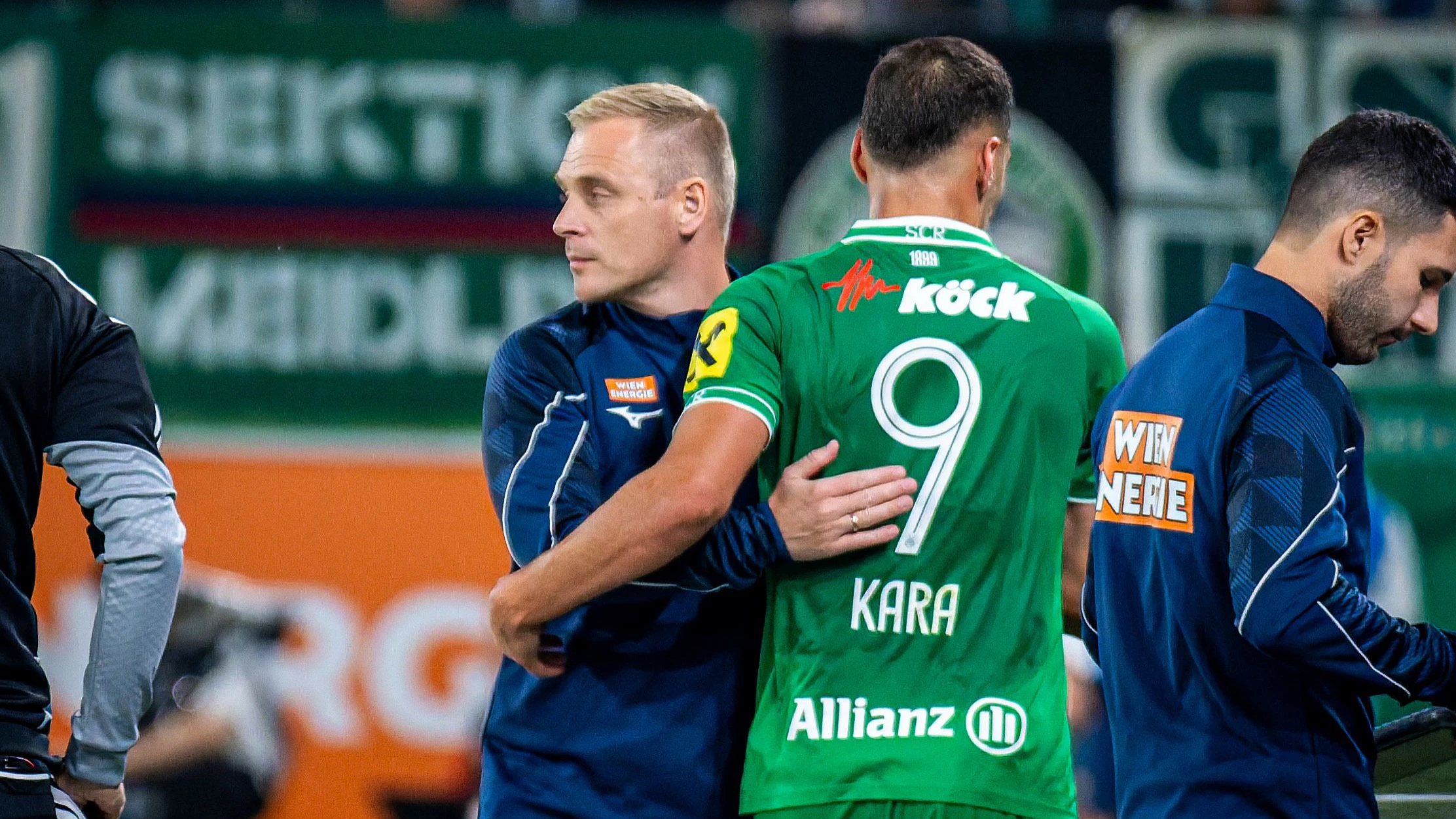 Rapid-Trainer Johannes Hoff Thorup. 