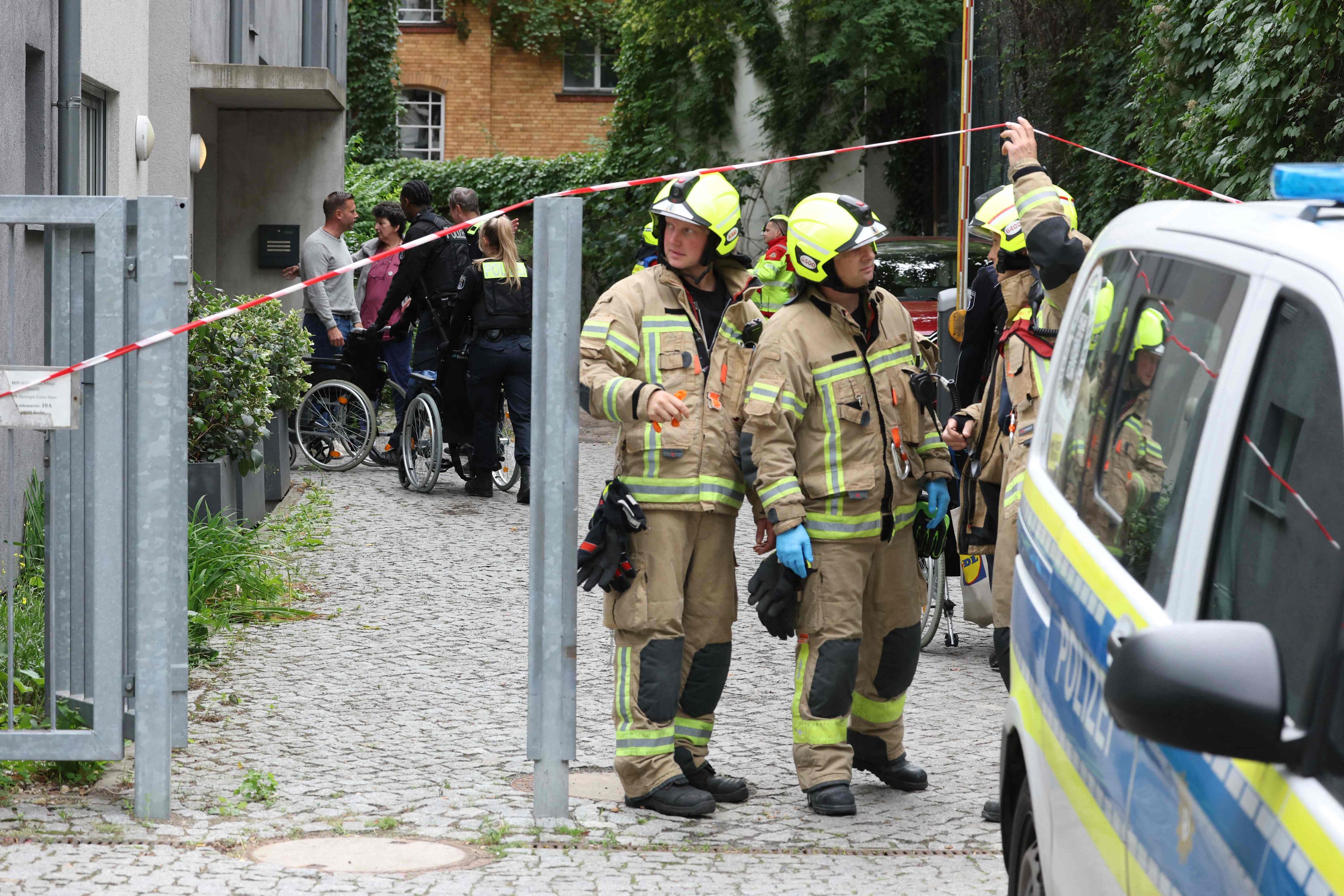 Das Feuer brach in einem Pflegeheim aus.